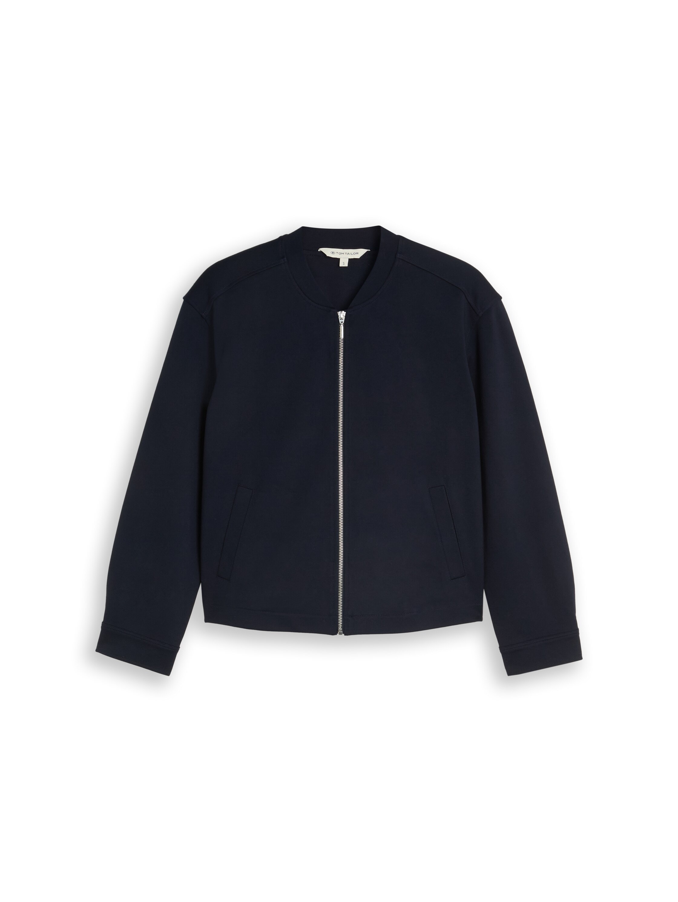 TOM TAILOR Blazer court Blouson avec fermeture éclair