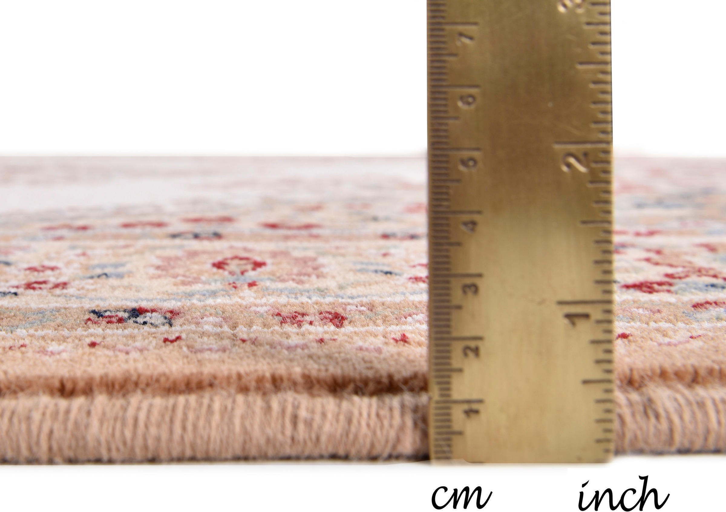 THEKO Tapis en laine »Dolna - 809« Rond 10 mm Höhe Kurzflor, reine Wolle, Orient-Optik