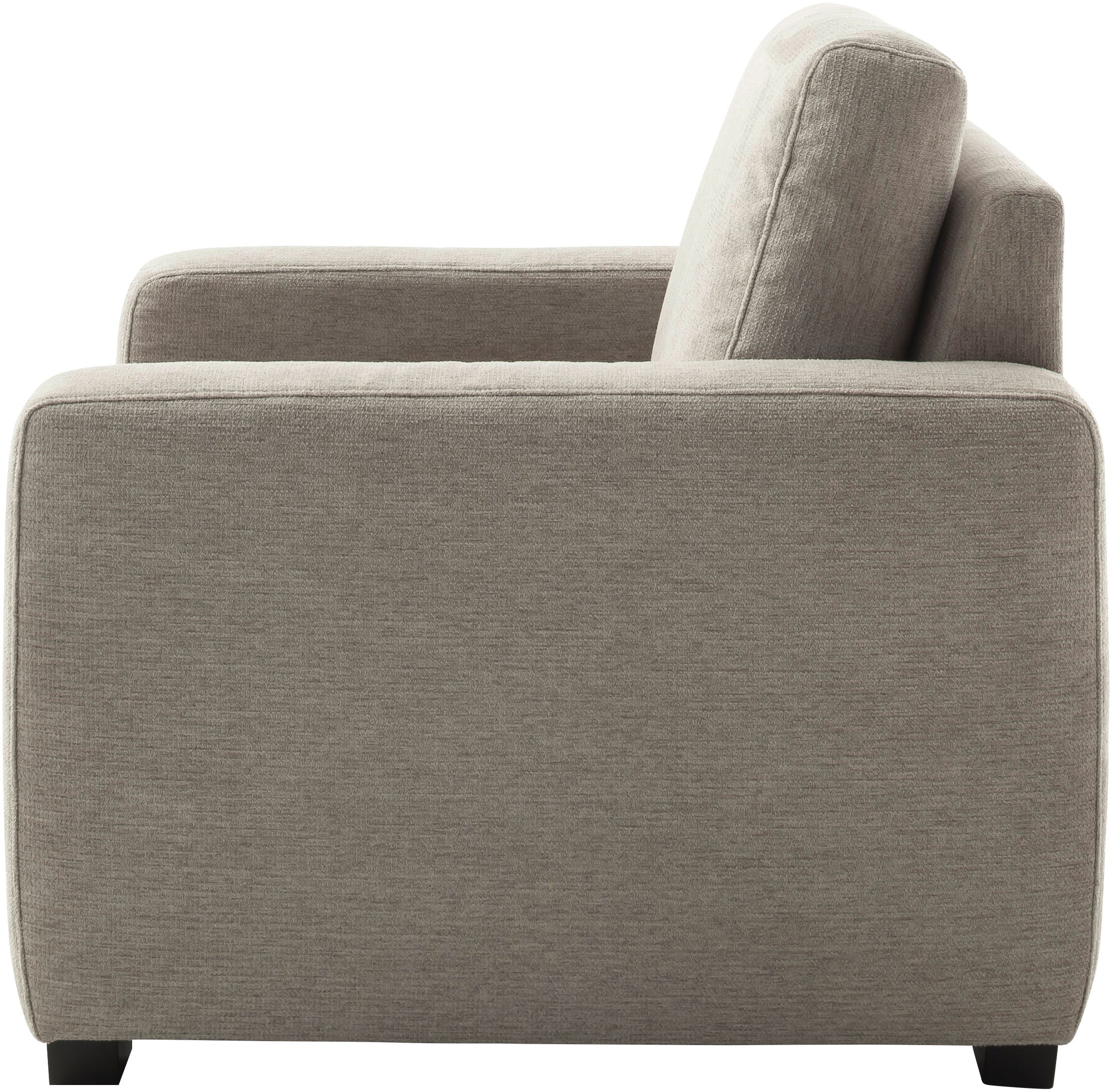 Mr. Couch Fauteuil »Pierre de Luxe mit Holzfüssen« 1 cuis tlg. Mit Boxpring-Taschenfederkern