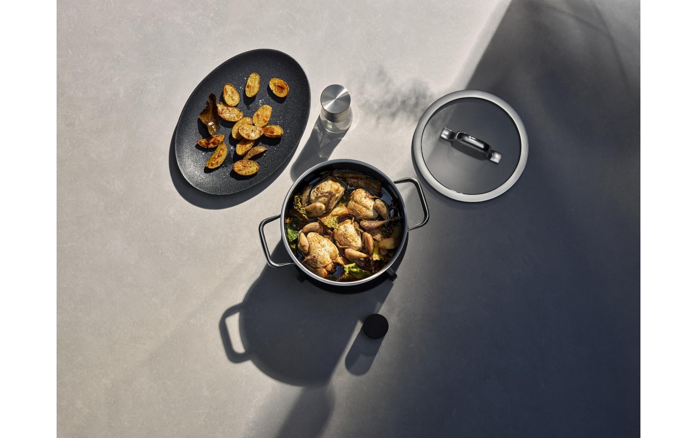 WMF Casserole »Fusiontec Mineral Pro« 1 tlg. Acier inoxydable | Verre
