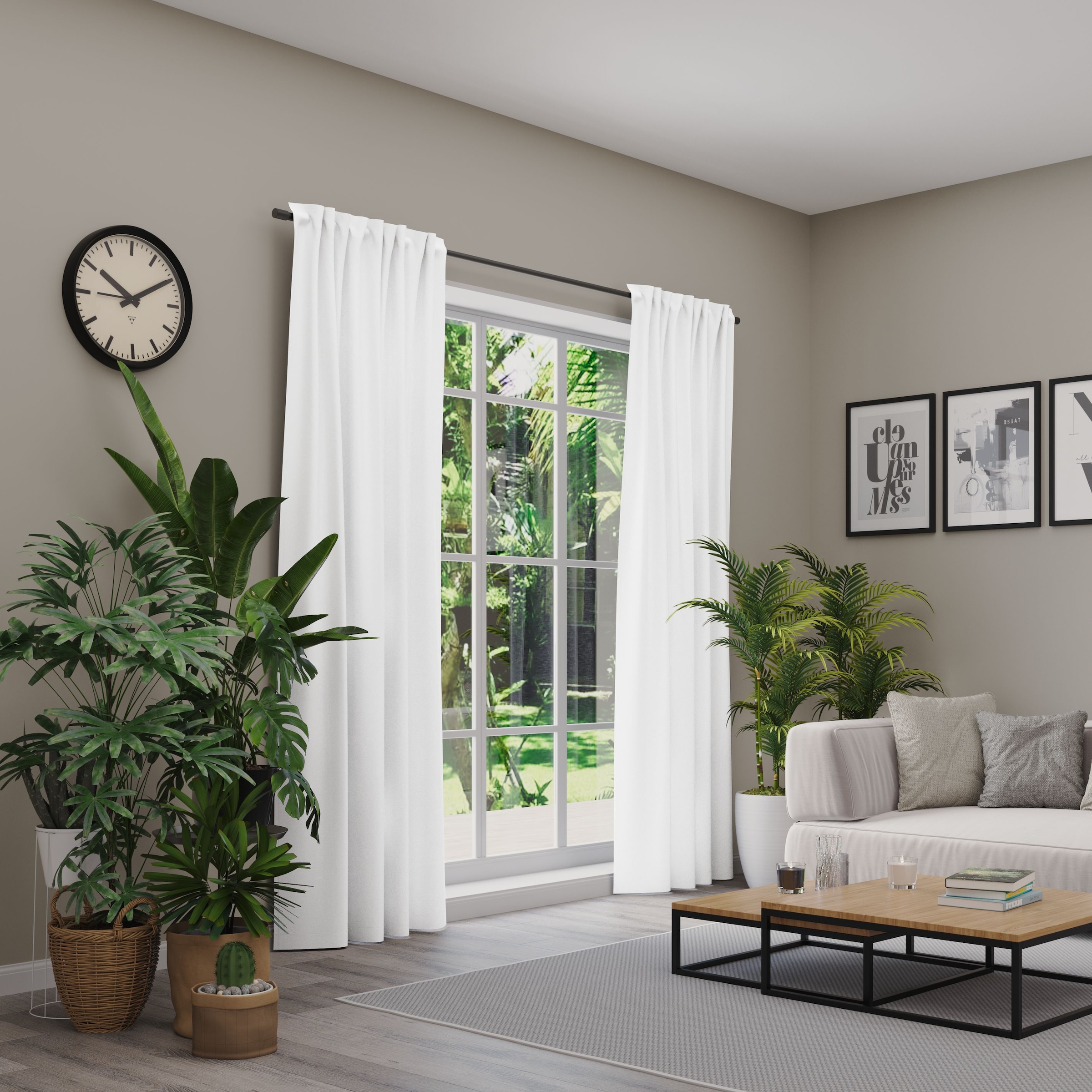 Neutex for you! Vorhang »Linessa« verdeckte Schlaufen 1 Stk. tlg. Schal mit verdeckten Schlaufen, Breite 137 cm, nach Mass