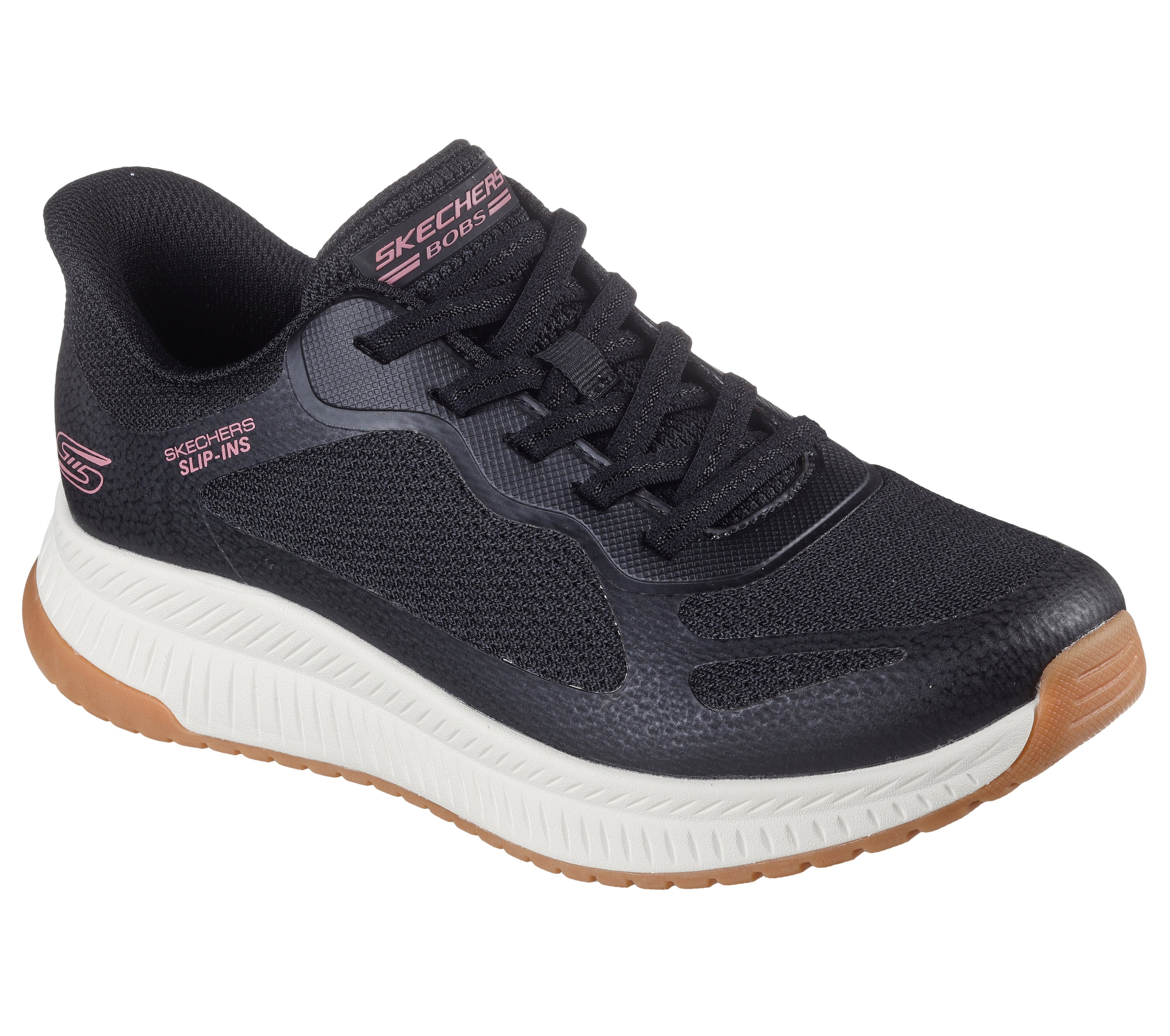 Skechers Baskets slip-on »BOBS SQUAD 4«  mocassin, chaussure de loisirs, chaussure basse avec mousse à mémoire de forme