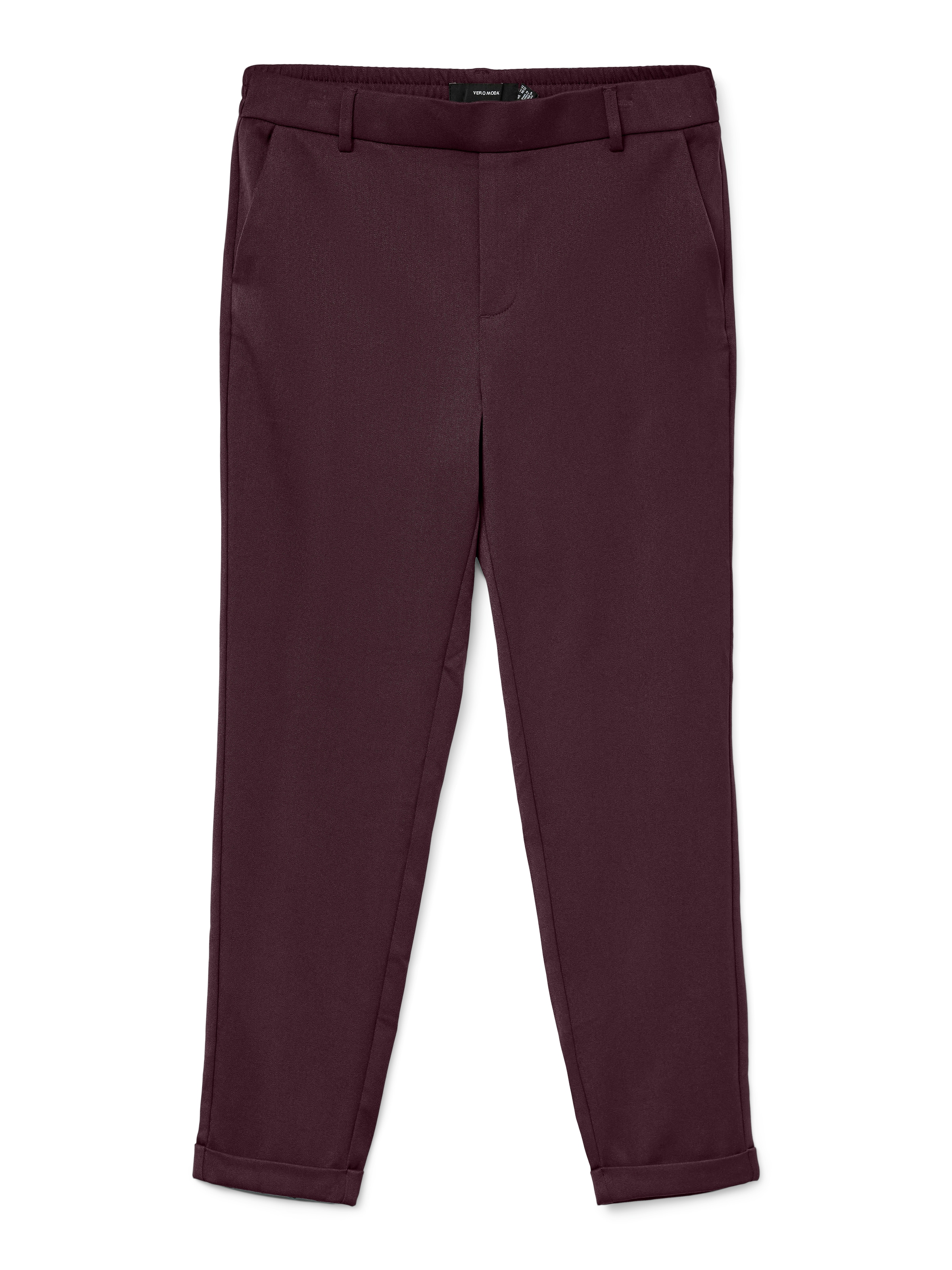 Vero Moda Anzughose »VMMAYA MR LOOSE SOLID PANT NOOS«  knöchelfreie Form mit Saumaufschlag