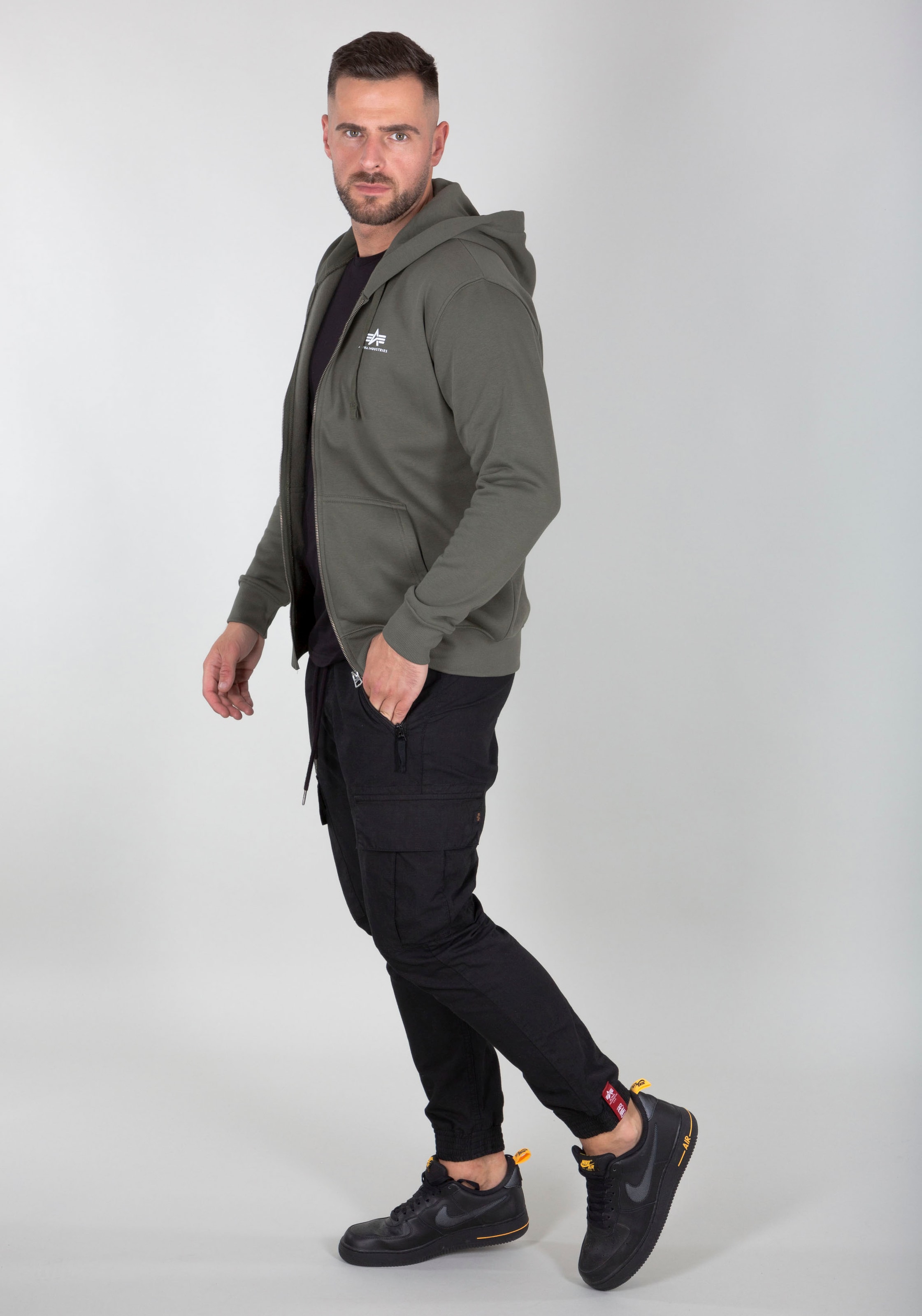 Alpha Industries Sweat à capuche »Basic Zip Hoody SL«