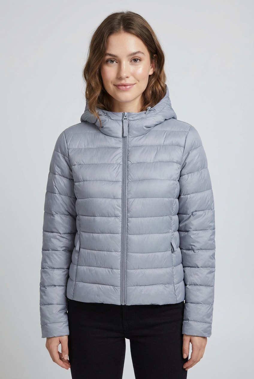 ONLY Veste matelassée »ONLTAHIA LW QUILTED HOOD JKT OTW CC OTW« avec capuche fibre synthétique