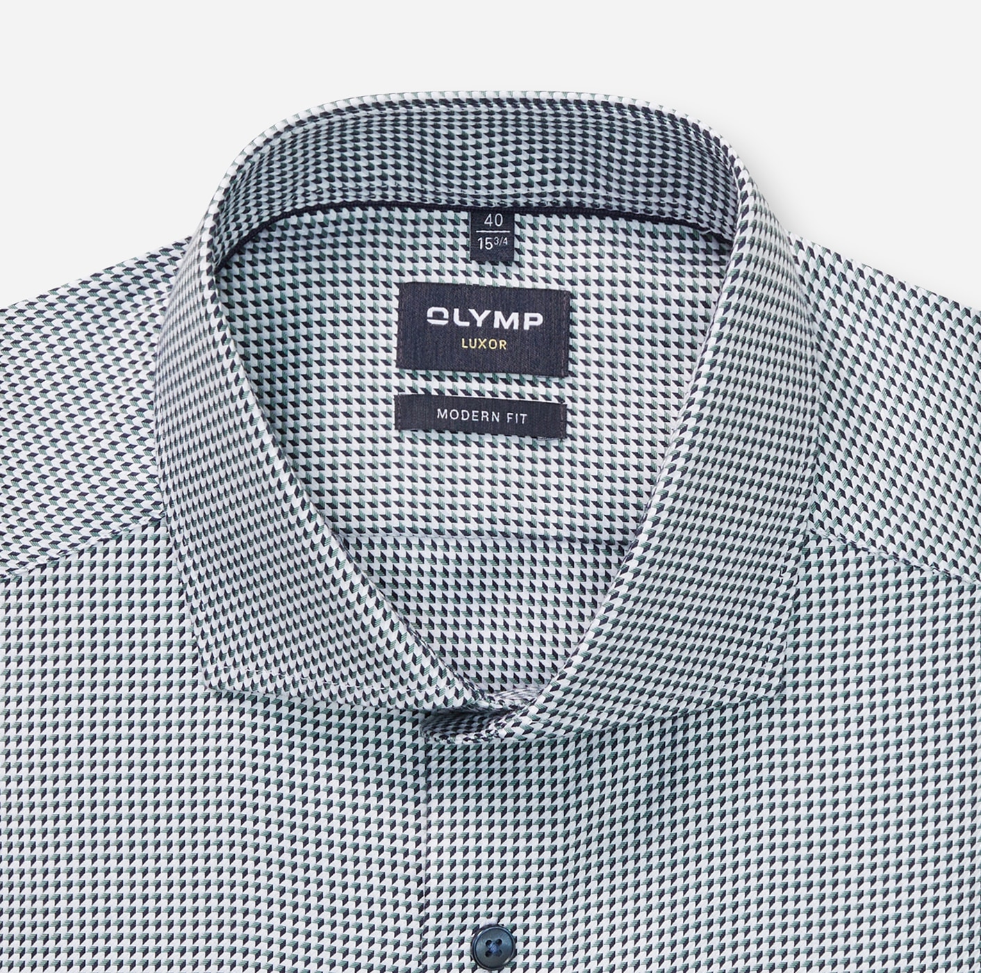 OLYMP Chemise d'affaires »Luxor modern fit« mit Muster, Modern Fit, Royla-Kentkragen