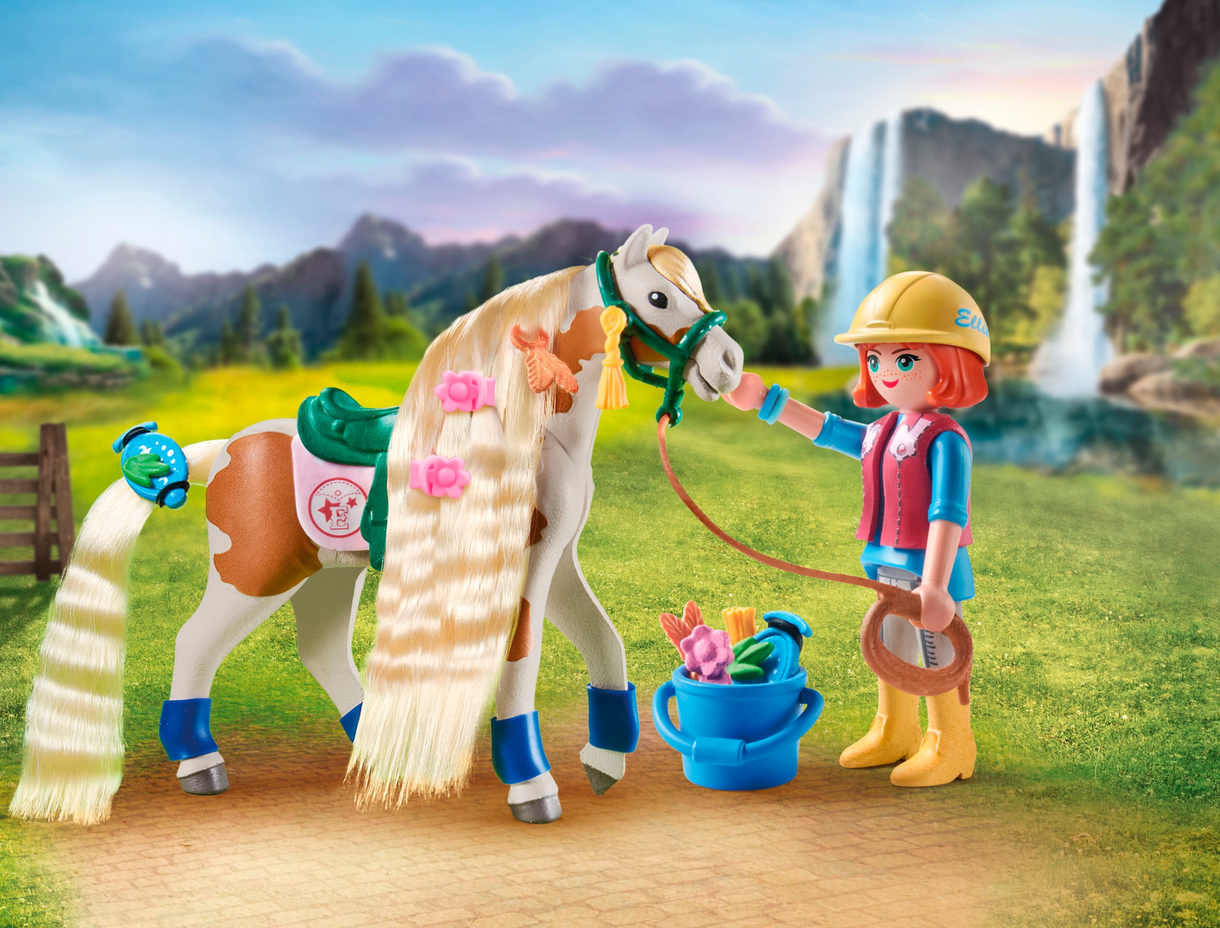 Playmobil® Jeu de construction »Ellie & Pferd mit Kreppeisen (71639), Horses of Waterfall« Made in Europe