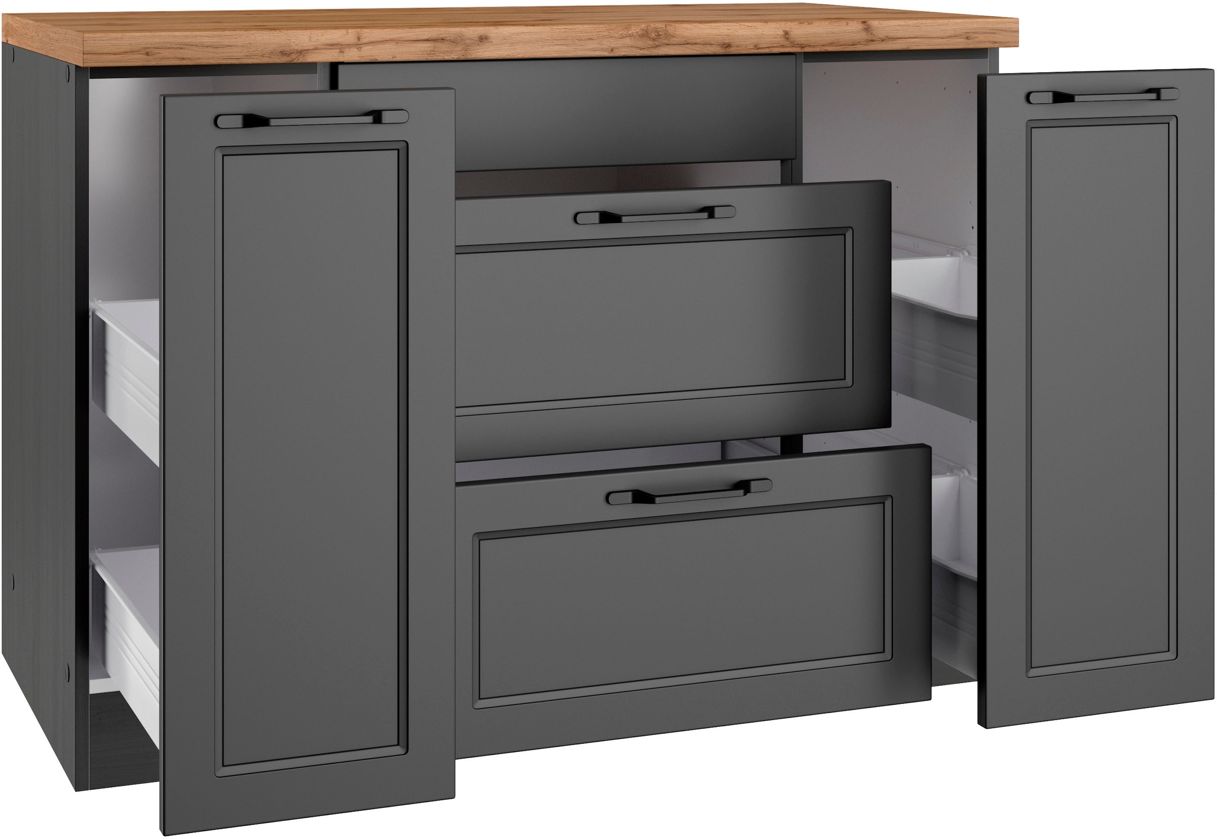 KOCHSTATION Armoire d'encastrement pour table de cuisson »KS-Lana« largeur 120 cm