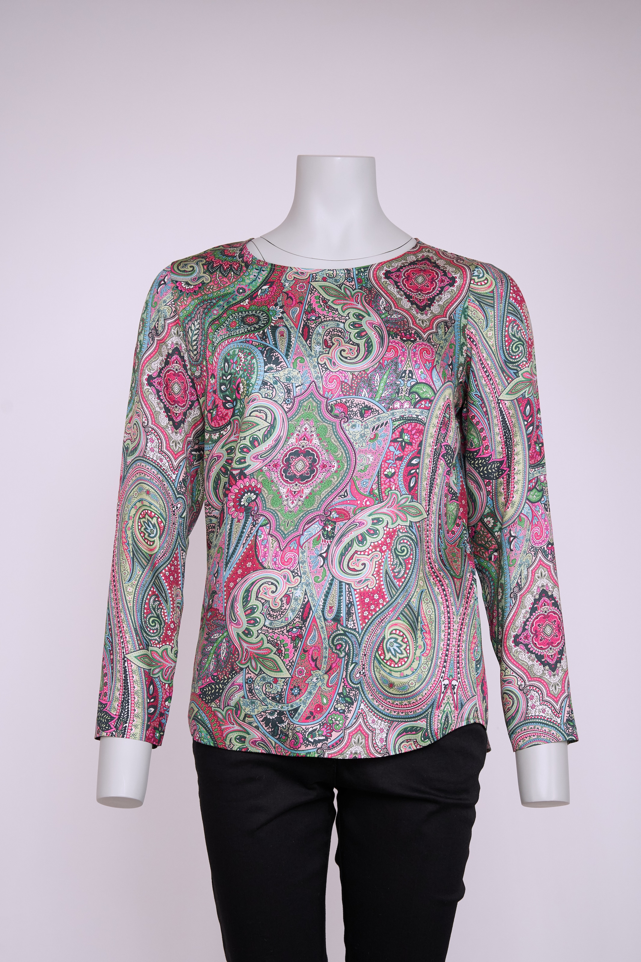 Seidel Moden Langarmbluse mit All-Over Print, MADE IN GERMANY