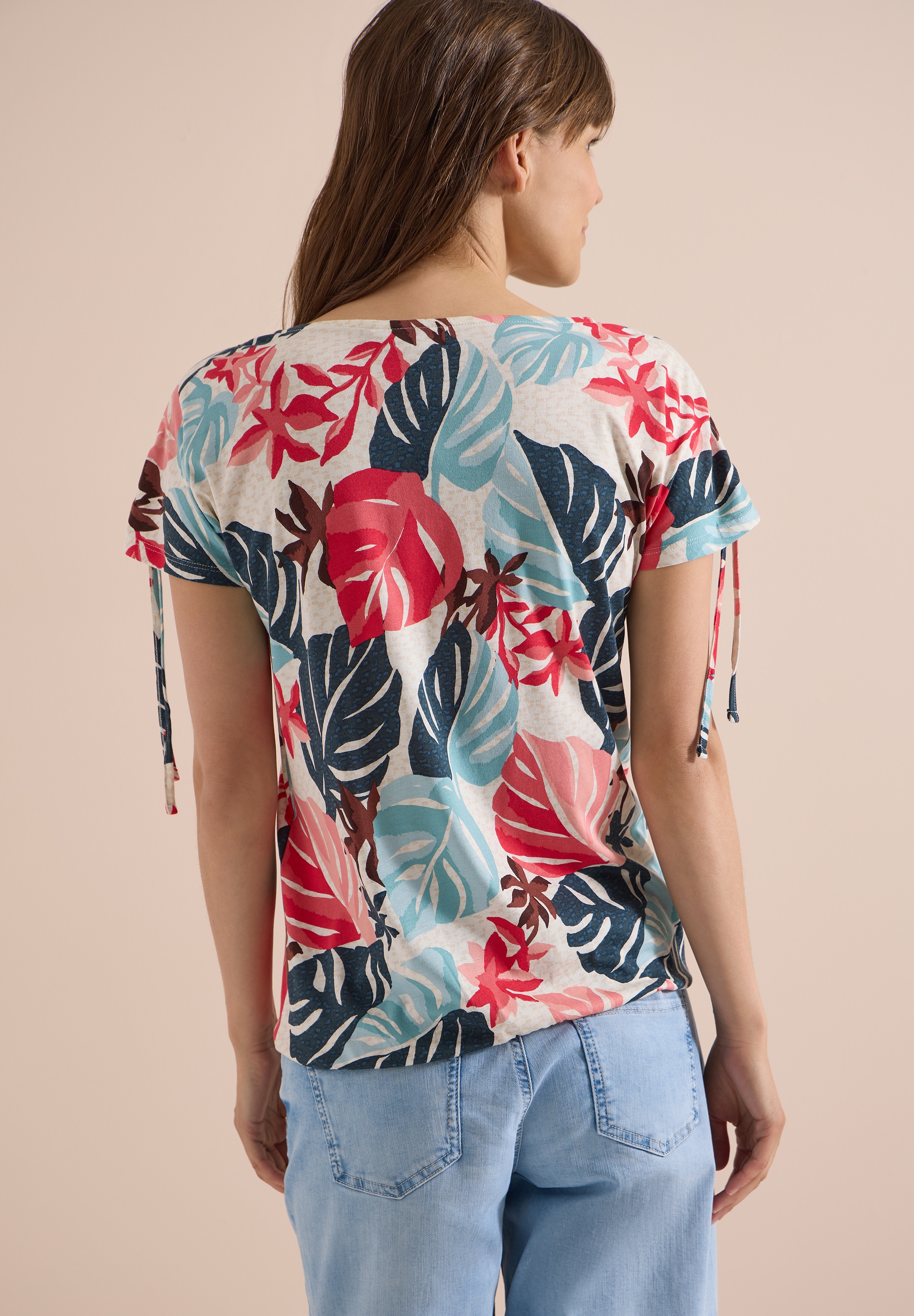 Cecil T-shirt imprimé Sommershirt, bedruckt, mit Modal, Rundhalsausschnitt