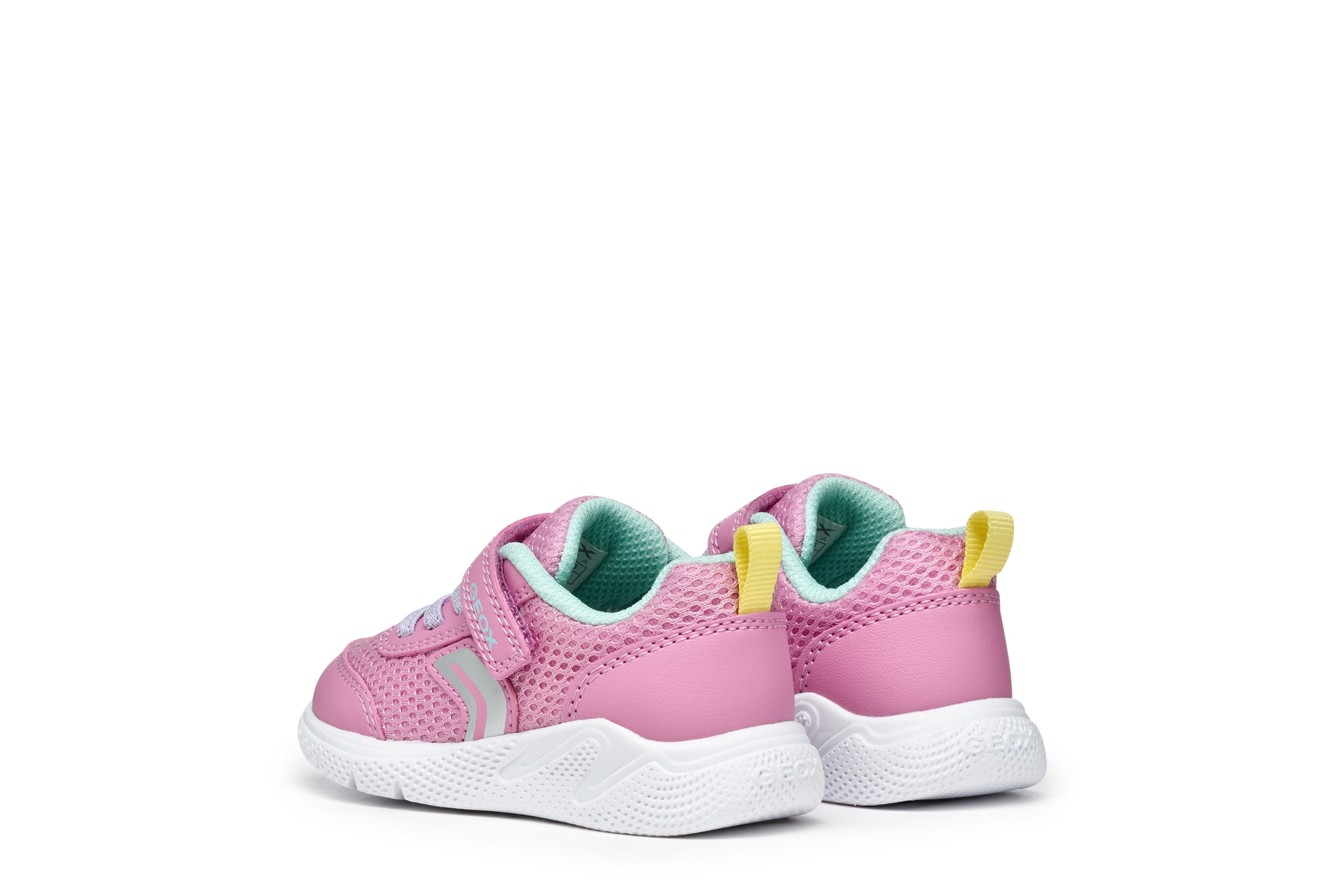 Geox Lauflernschuh »B SPRINTYE GIRL«  Babyschuh mit elastischen Schnürsenkeln, Grössenschablone zum Download