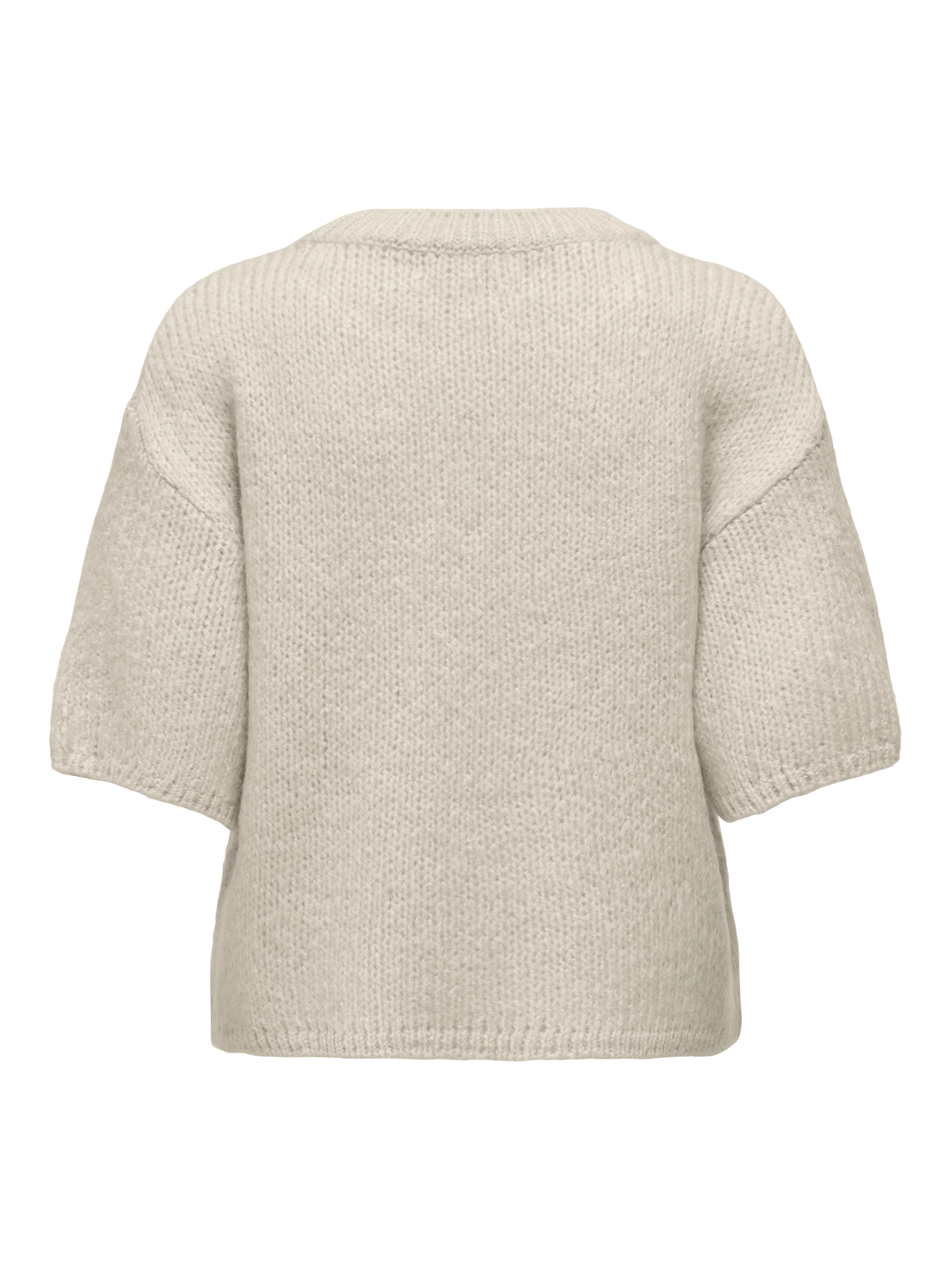 JDY Kurzarmpullover »JDYLINEA S/S PULLOVER O-NECK KNT NOOS« Kunstfaser, Rippstrick