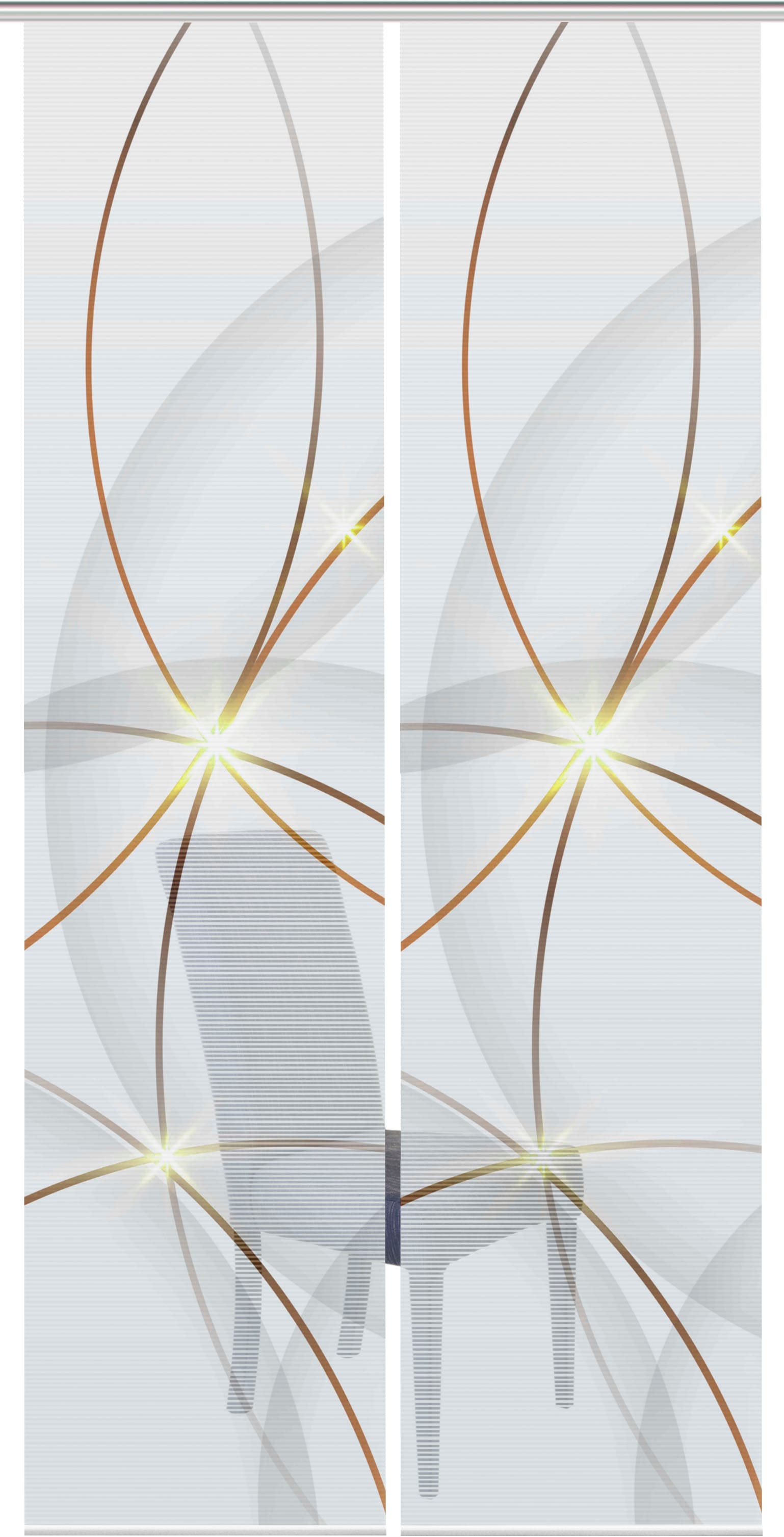 Vision S Rideau coulissant »BLINKI« Support de panneau 1 cuis tlg. DIGITALDRUCK