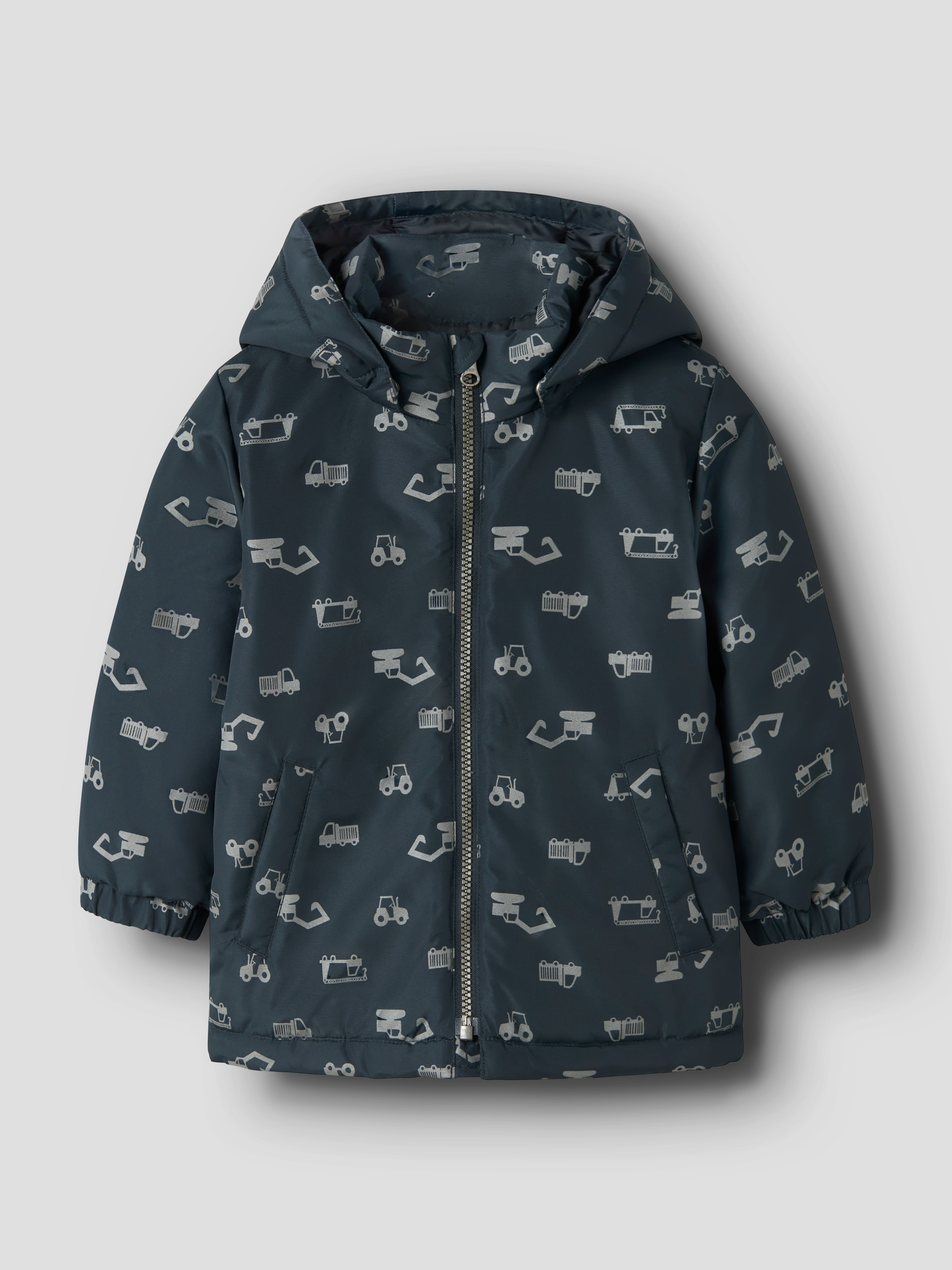 Name It Veste d'extérieur »NMMMAX JACKET PA REF AOP NOOS« avec capuche Fibre synthétique, capuche amovible, déperlante