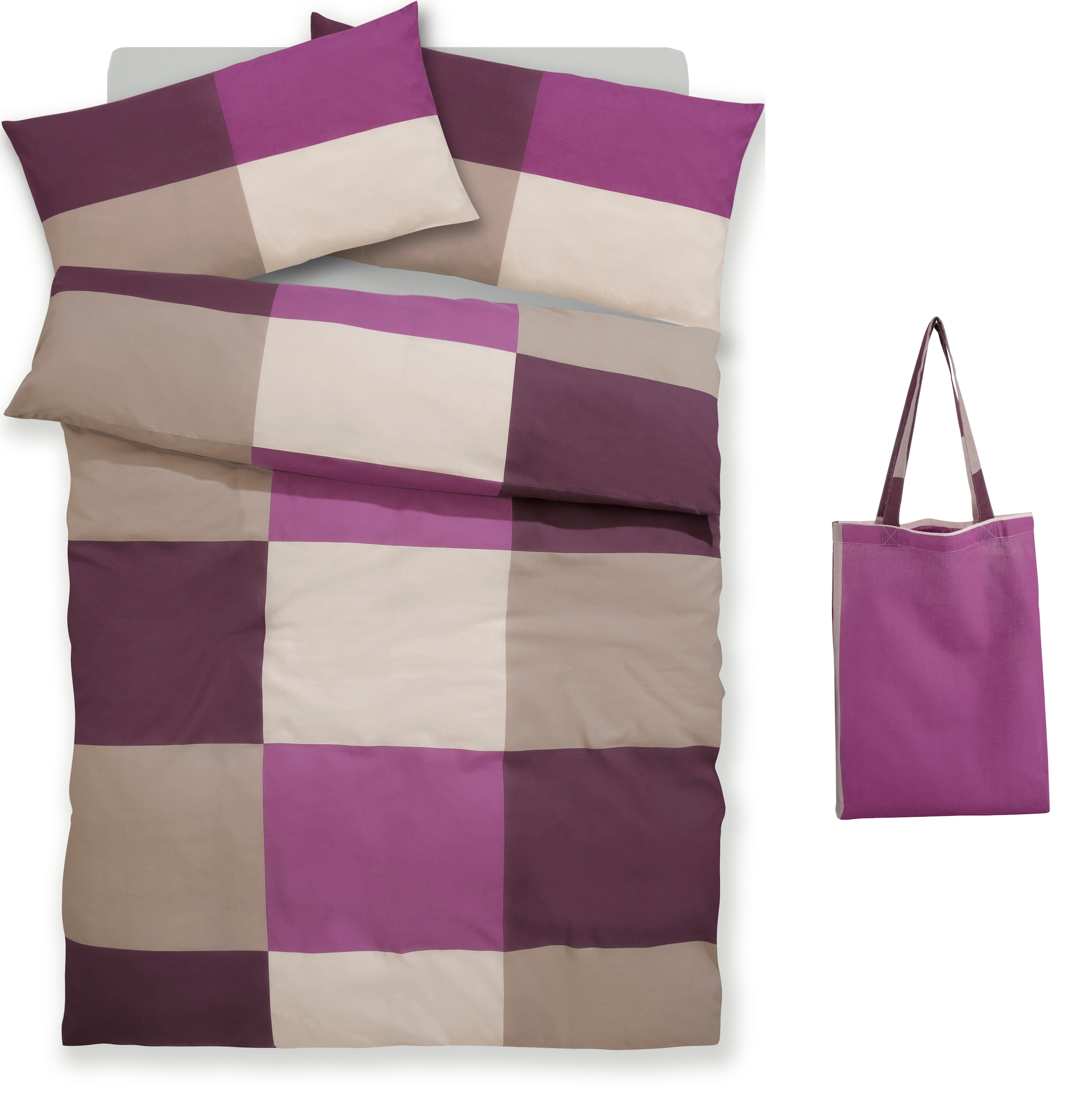 GOODproduct Bettwäsche »Tirrell« 2 Bettwäsche ab Gr. 135x200 cm, 100% Baumwolle, Marke H.I.S by GOODproduct