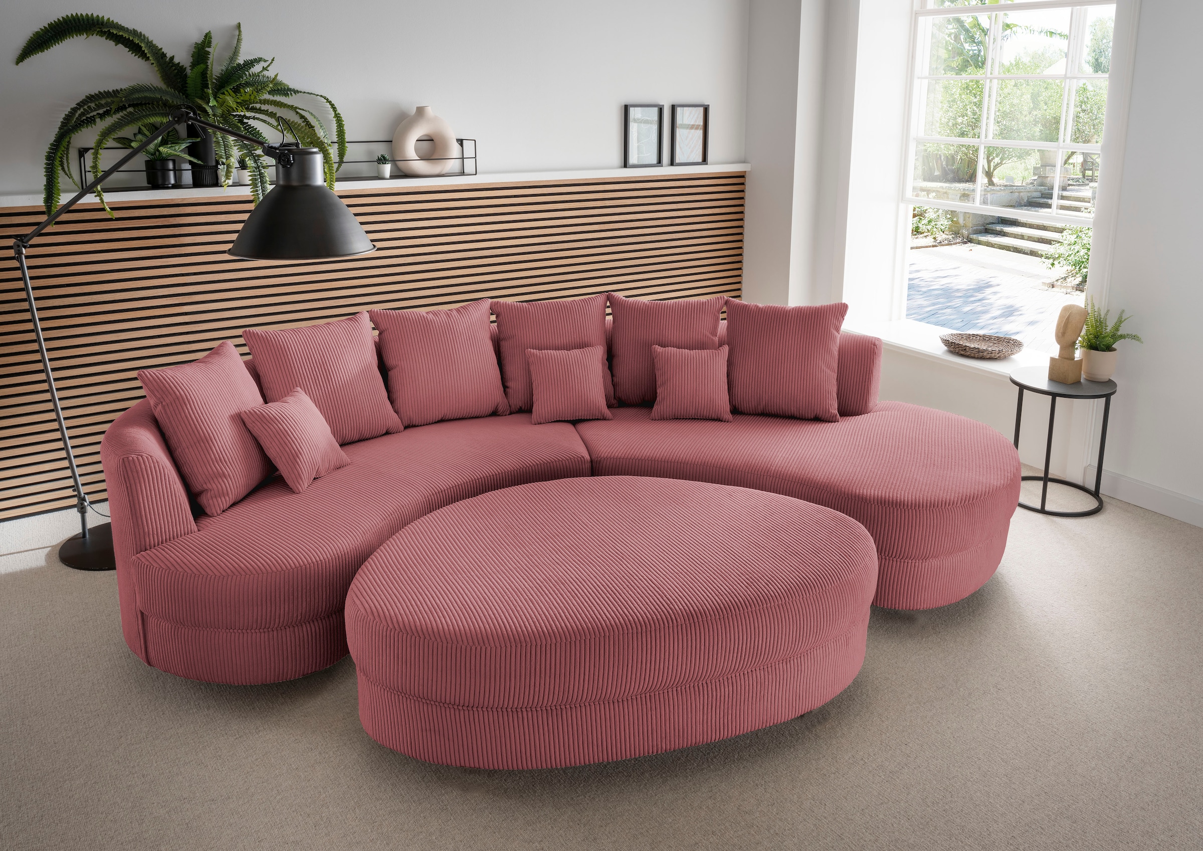 Home affaire Tabouret rembourré »Lazio modern und bequem, tolle Detailverarbeitung«