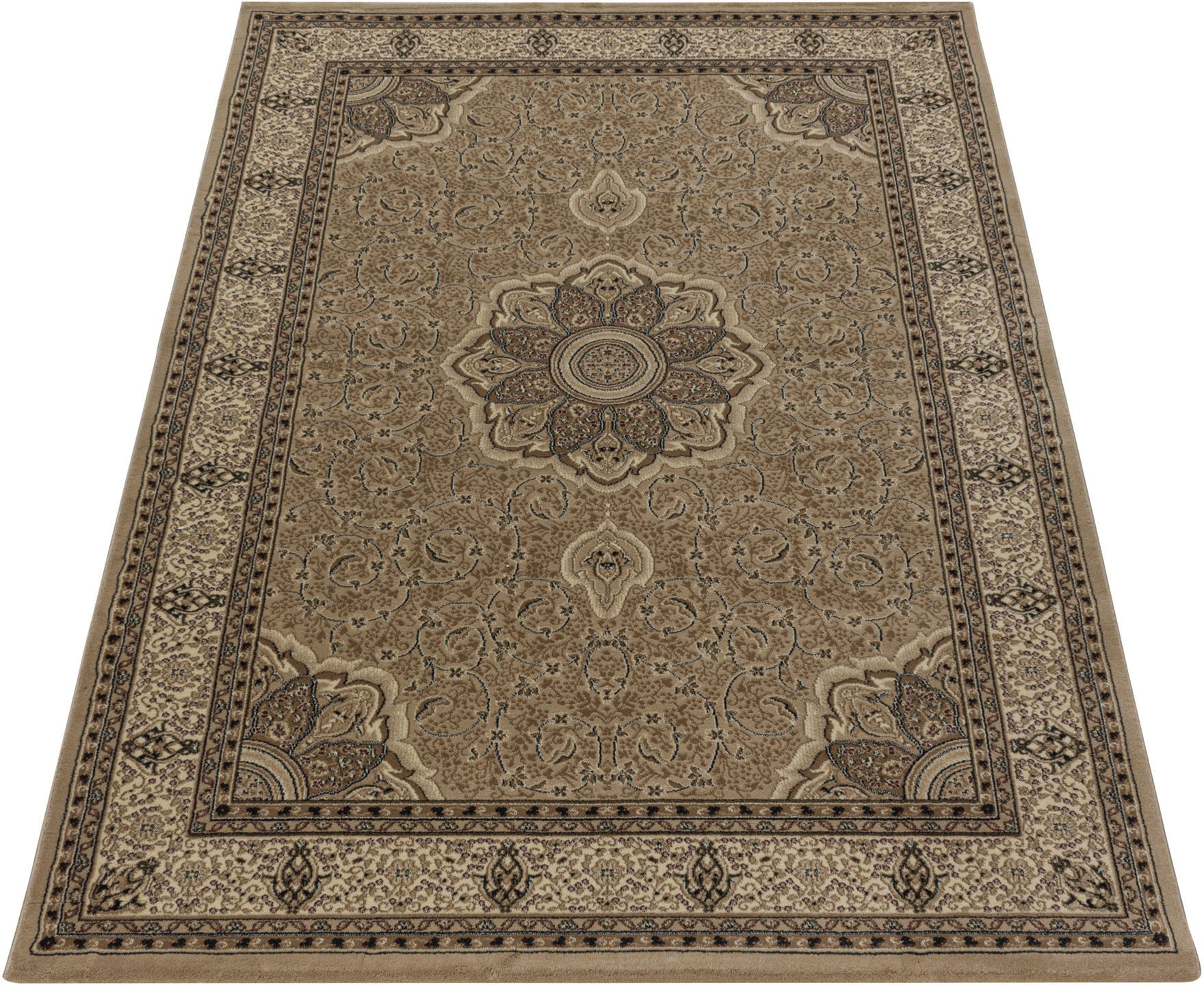 Ayyildiz Teppiche Teppich »KASHMIR 2601« rechteckig 10 mm Höhe Orient Optik, pflegeleicht, robuster Kurzflor, Wohnzimmer