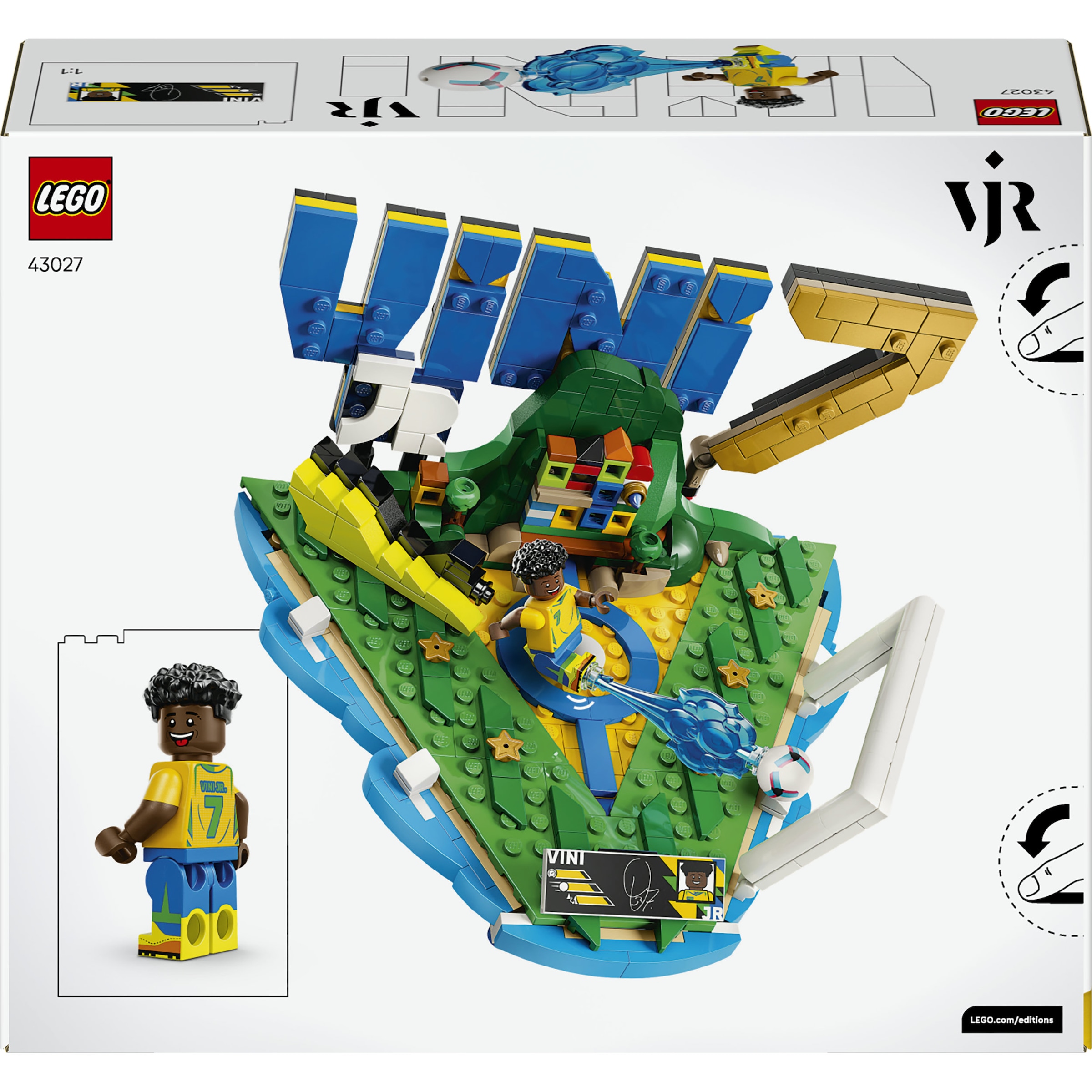 LEGO® Pions de construction »Vini Jr. – Fussball-Highlights (43027), LEGO Editions Football«