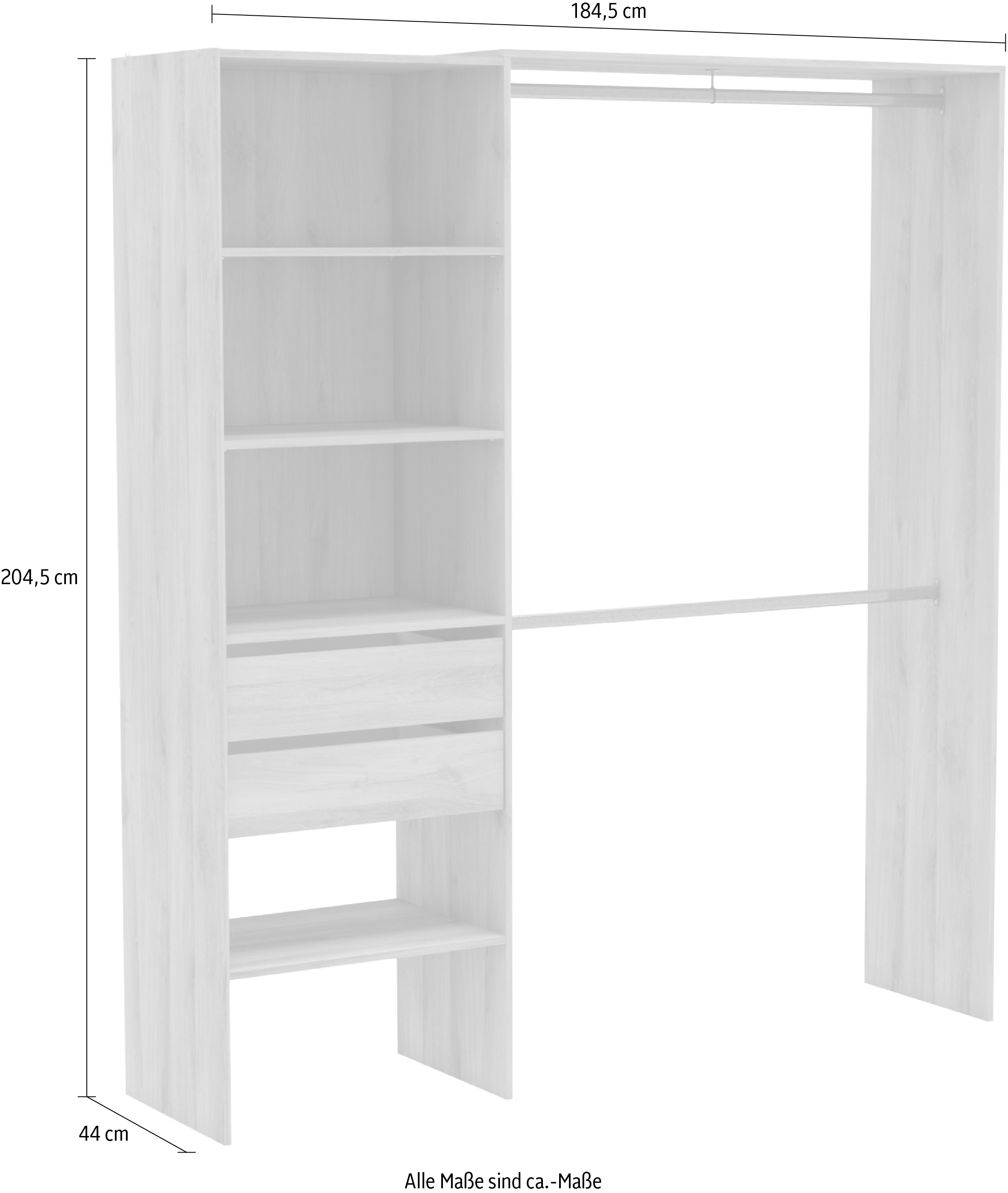 Demeyere GROUP Armoire vestiaire »LIMA Schrankinneneinrichtung« système d'armoire