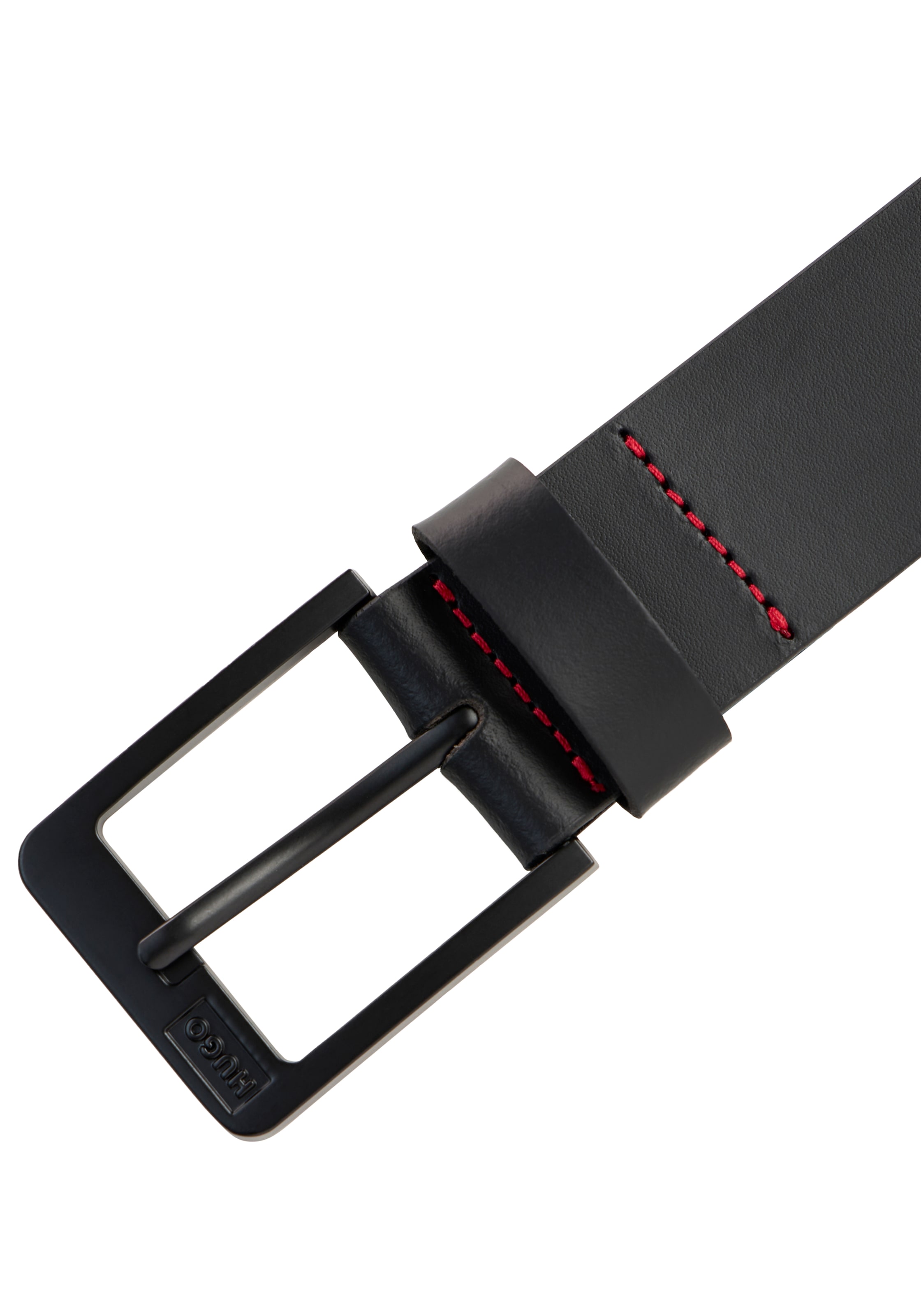 HUGO Ceinture en cuir »Grover Sz35« mit Logoprägung auf der Schliesse