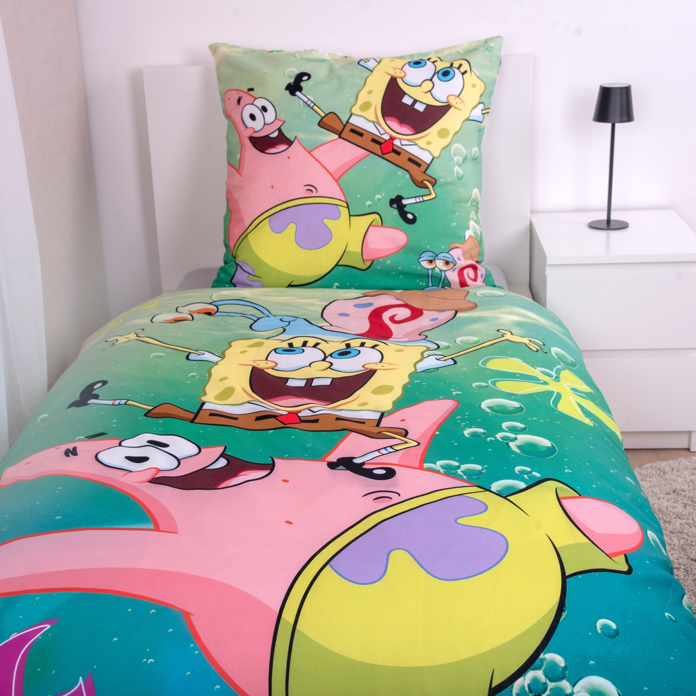 Sponge Bob Bettwäsche »Sponge Bob« 2 Stk. Wendebettwäsche