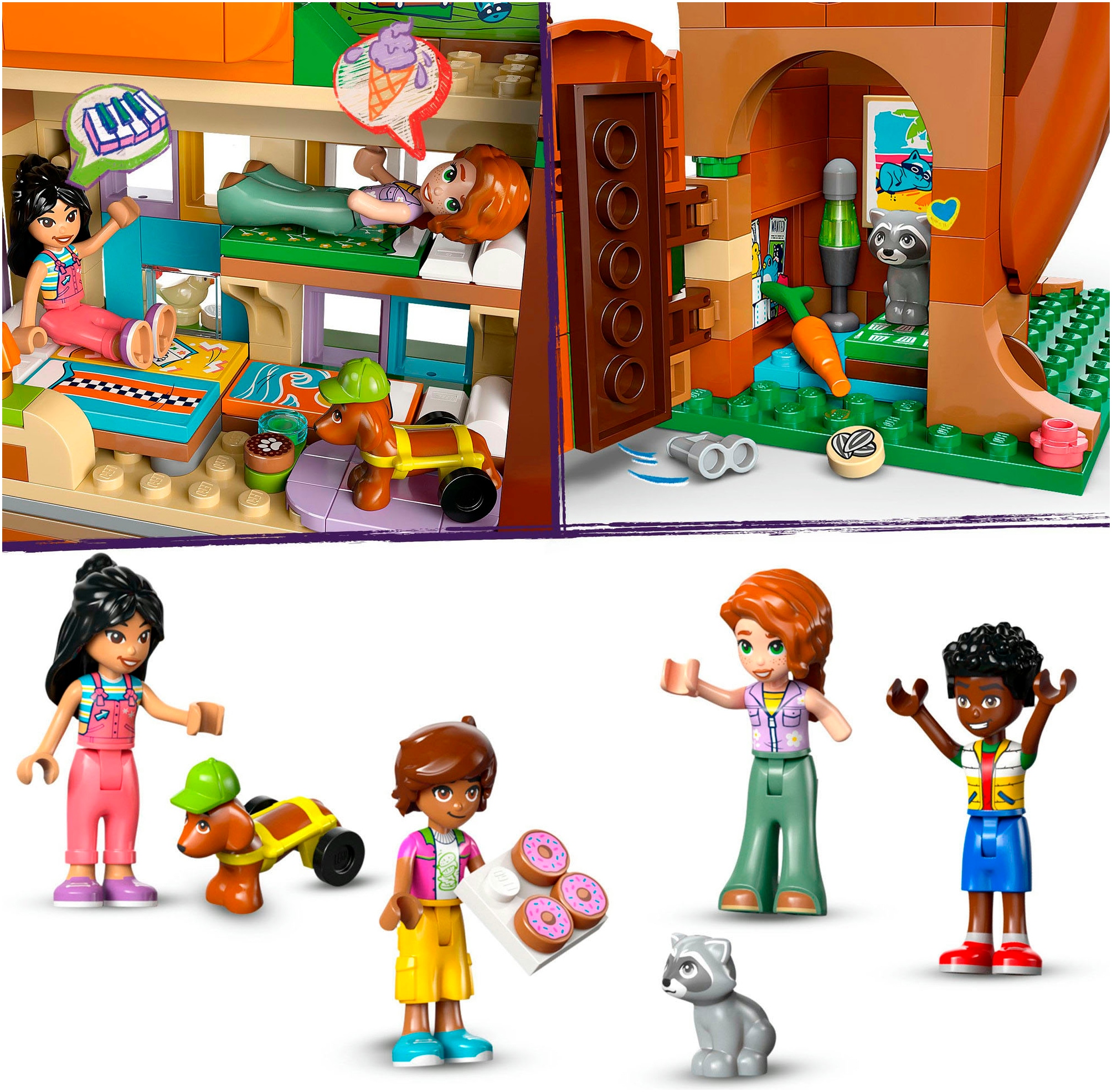 LEGO® Pions de construction »Baumhaus (42652), LEGO Friends« Made in Europe