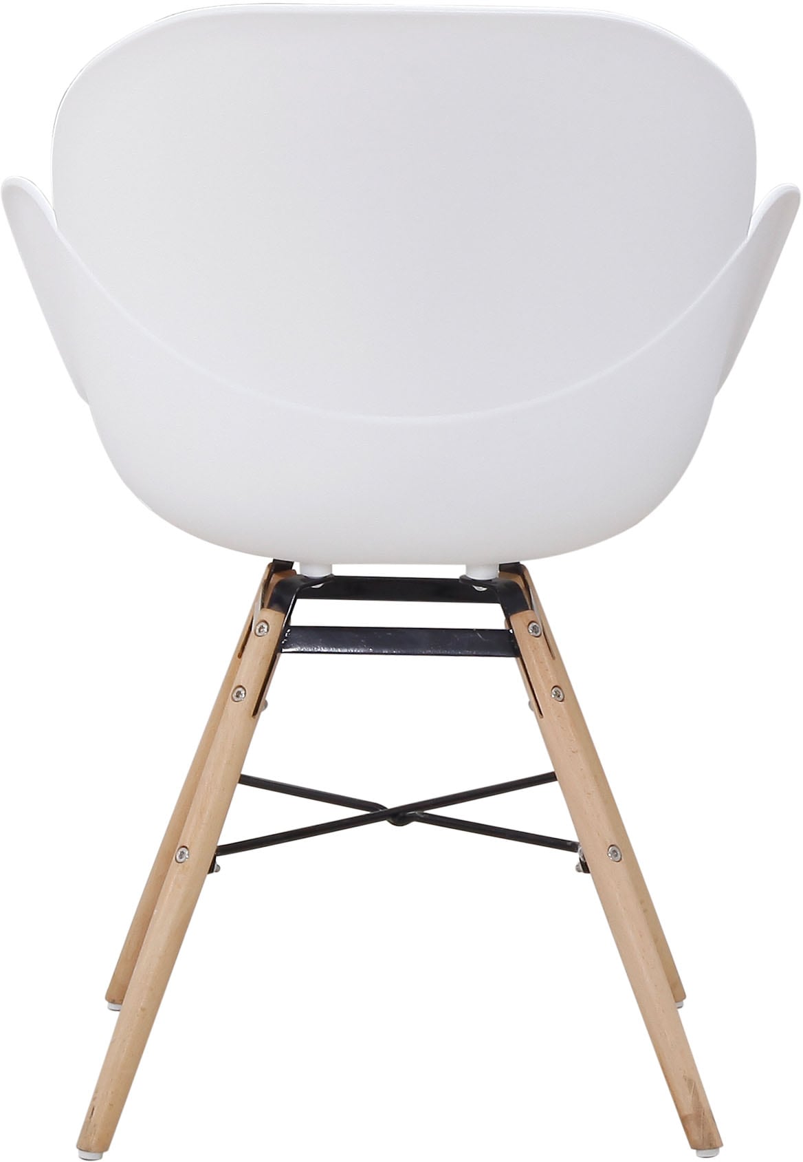 Kayoom Chaise à 4 pieds »Stuhl Amalia 110 2er-Set, praktisches Set, bequemer Kunststoffstuhl« (Set) 2 cuispflegeleicht, abwaschbar, in einem Stück spritzgegossene Sitzfläche