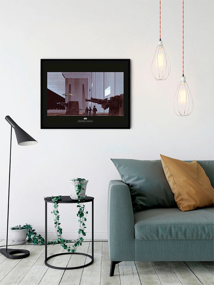 Komar Image »Star Wars Classic RMQ Death Star Hangar« 1 cuis tlg. Wandbild zur Dekoration im Kinderzimmer - ohne Rahmen