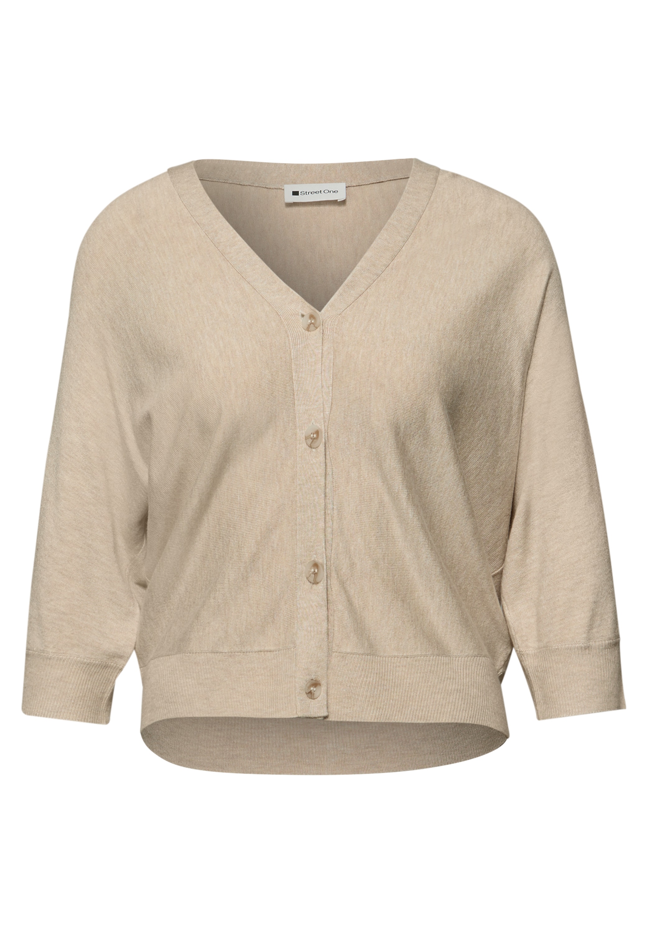 STREET ONE Cardigan 3/4-Arm und V-Ausschnitt