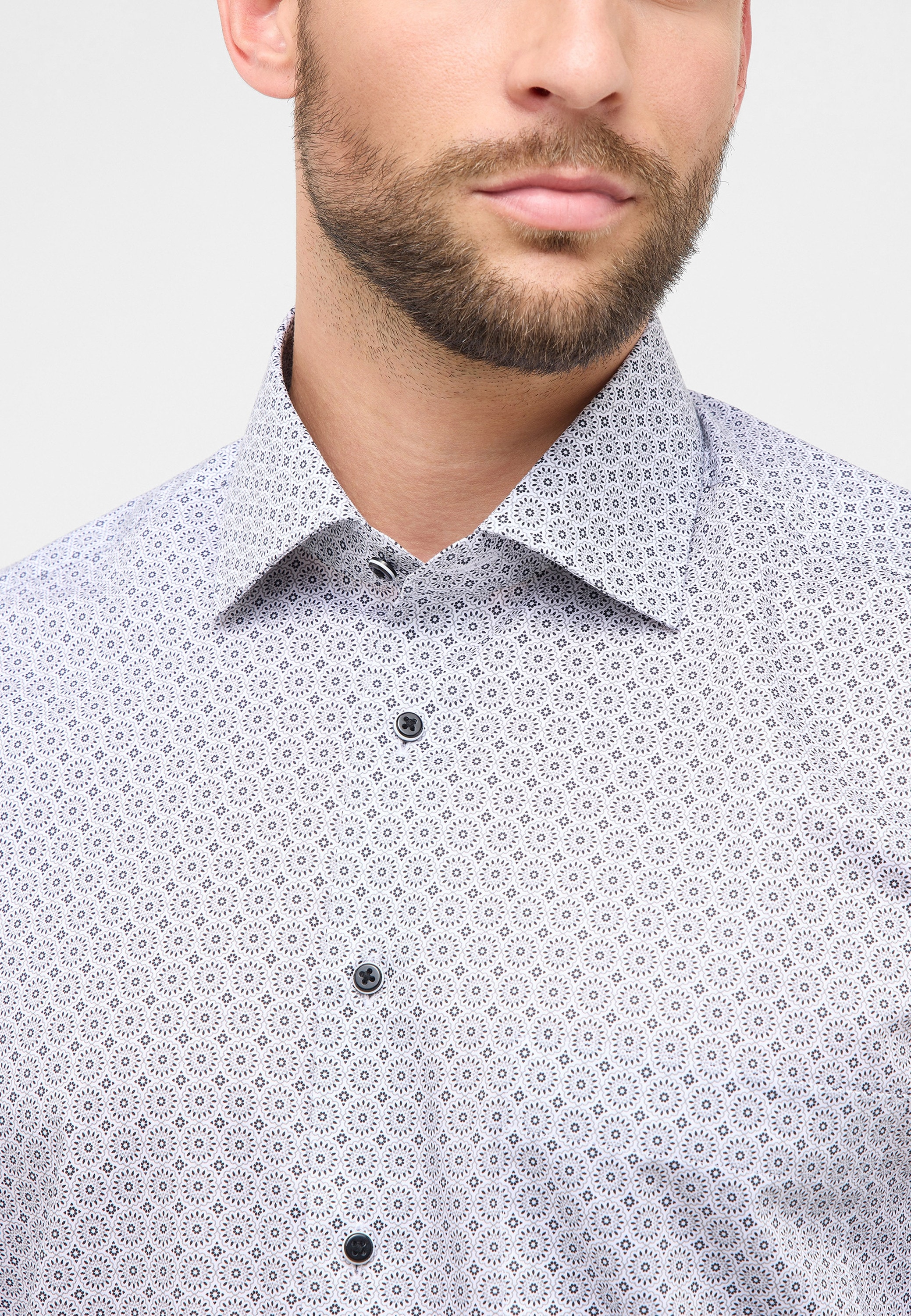 Eterna Langarmhemd »COMFORT FIT«, NON IRON (bügelfrei)
