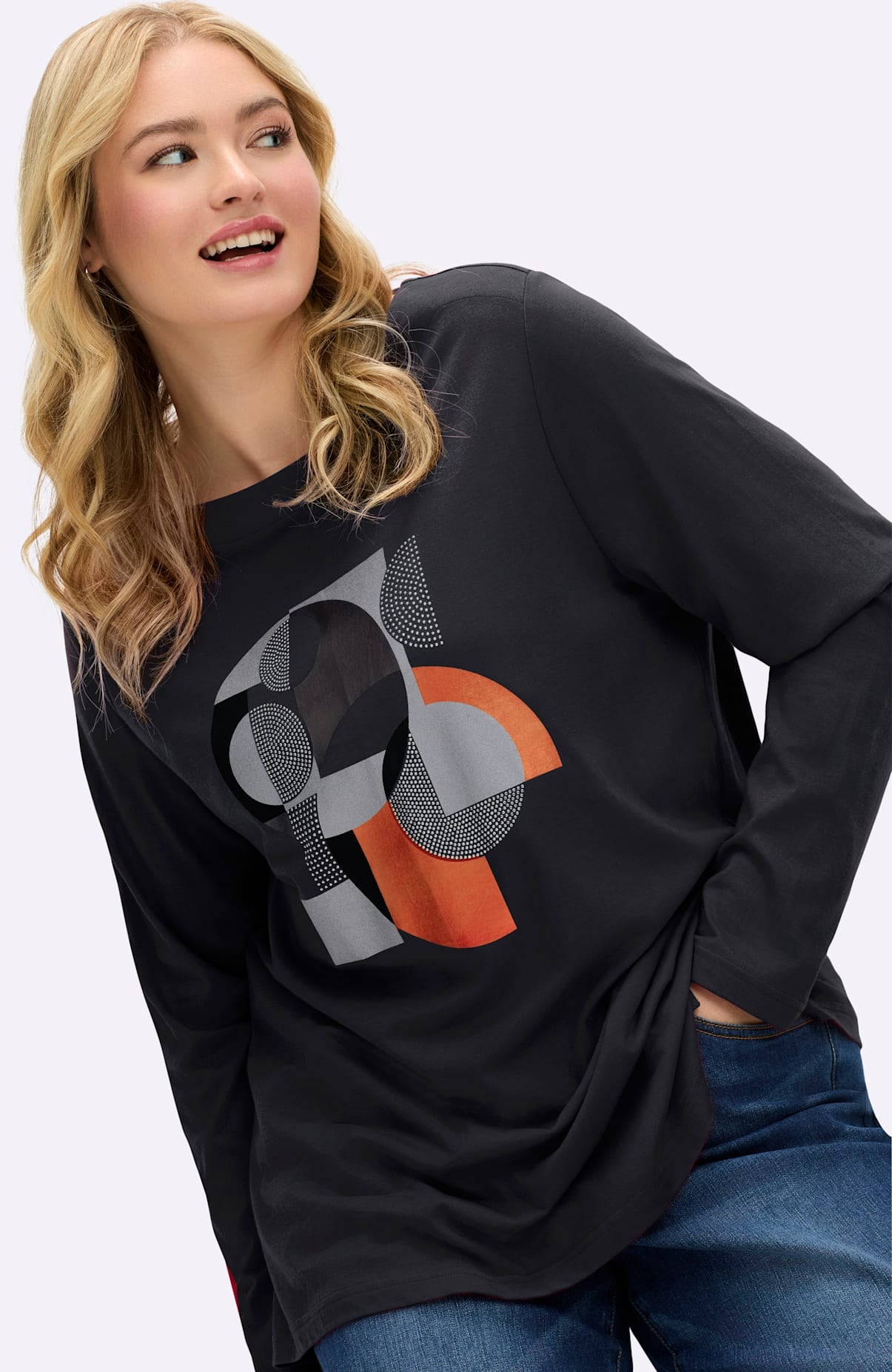 Sheego Langarmshirt »Langarm-Shirt« 1 Stk. tlg.