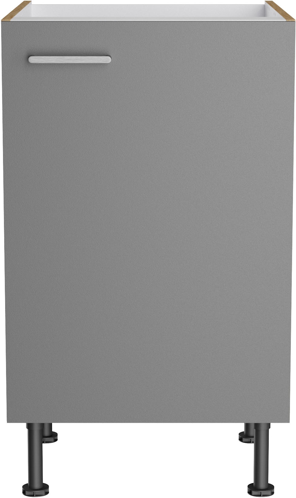 KOCHSTATION Meuble évier »KS-Lucy« largeur 50 cm, avec 1 porte, pieds réglables en hauteur, soft-close