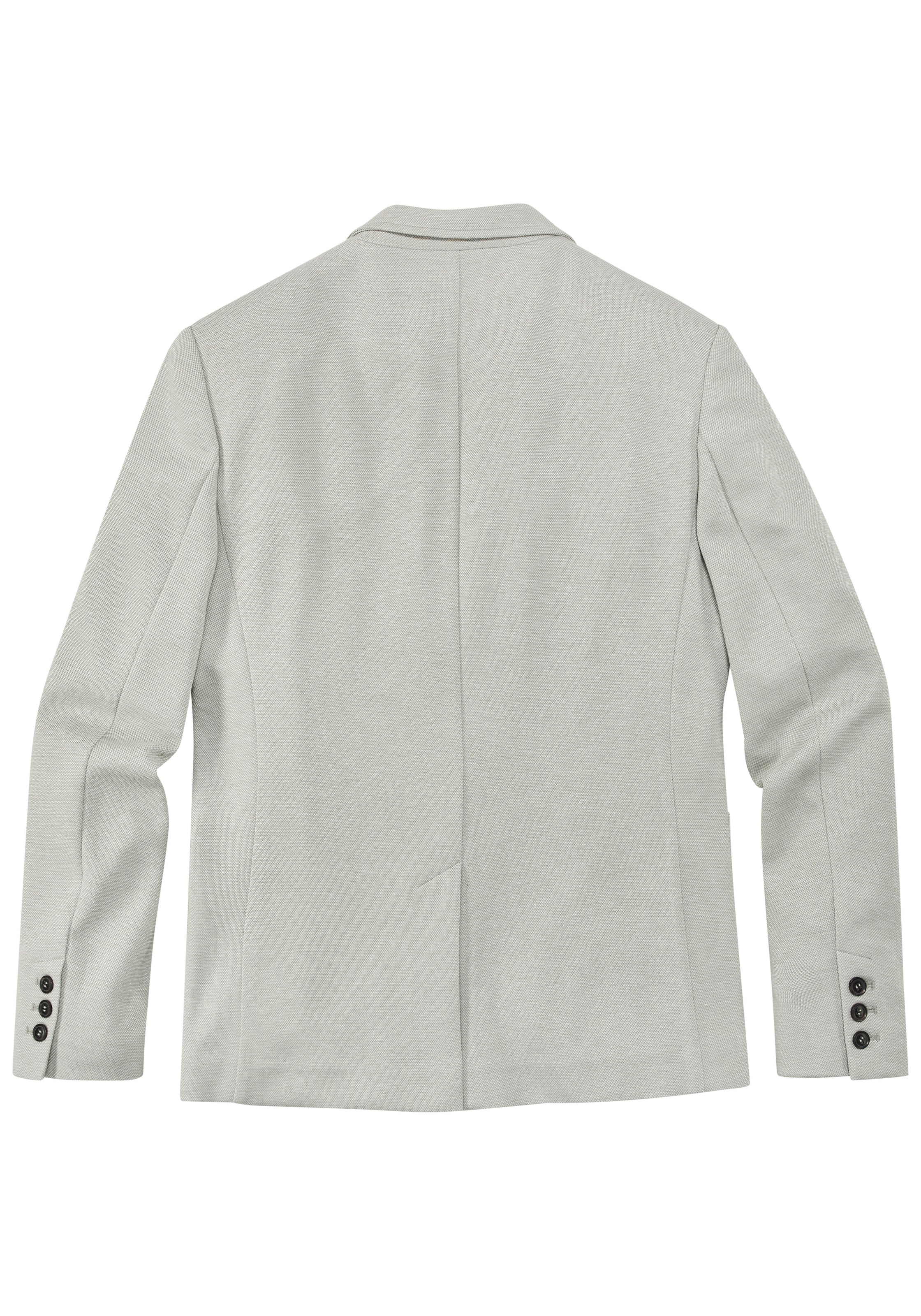 John Devin Veste »aus elastischer Pikee-Qualität« lässiges Stretchsakko mit dezentem Muster
