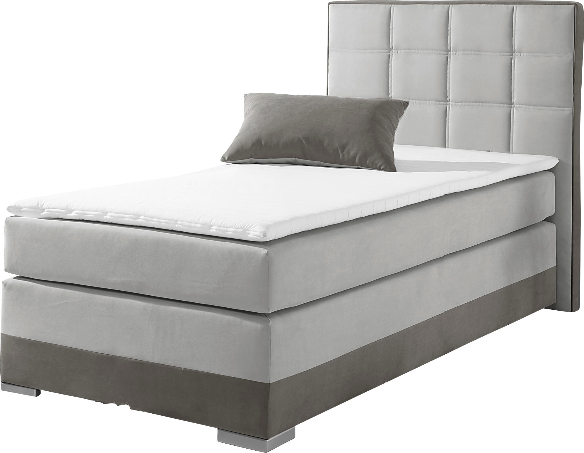 INOSIGN Lit boxspring inklusive Topper und Wendekissen