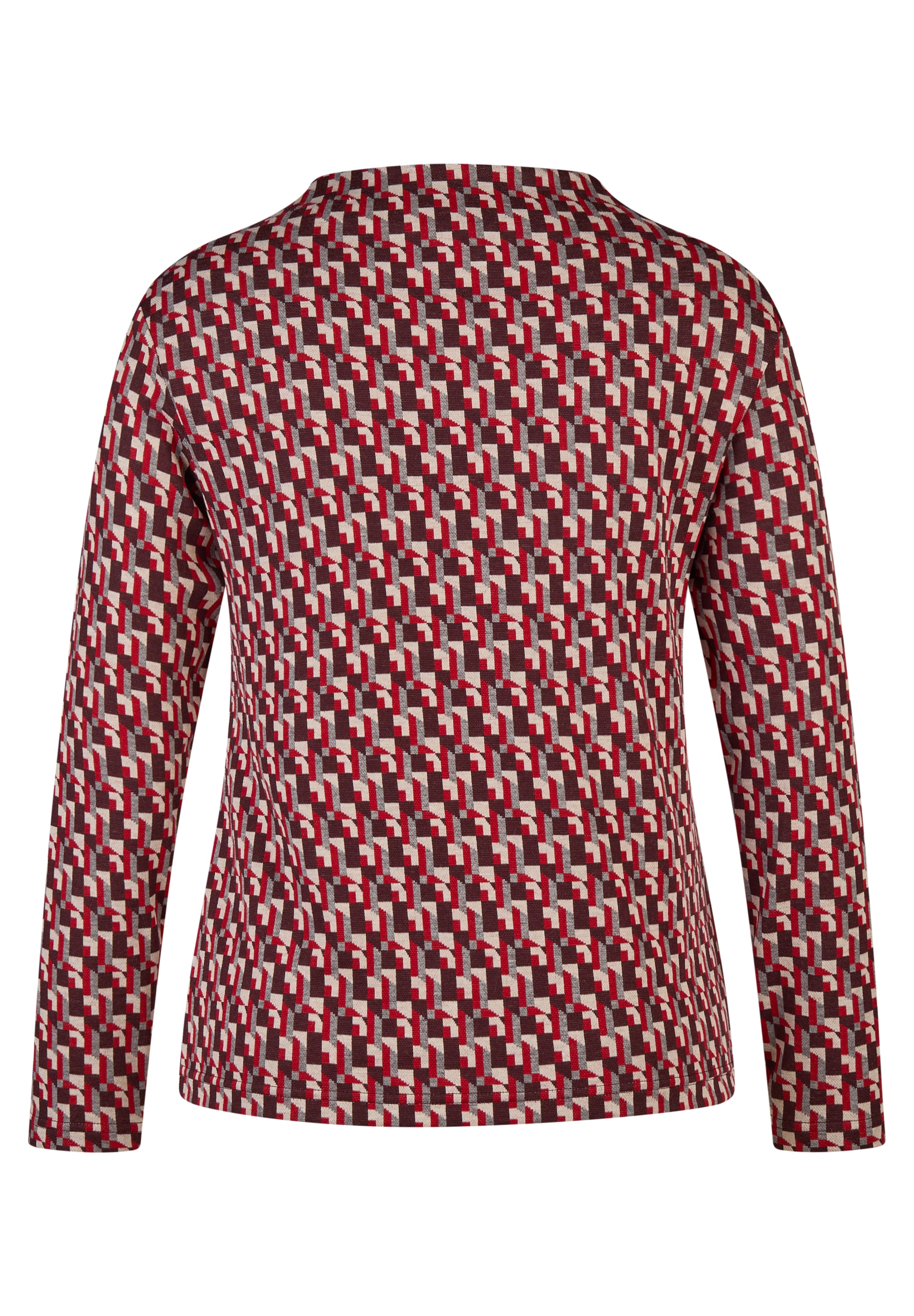 Rabe T-shirt à manches longues mit grafischem Muster