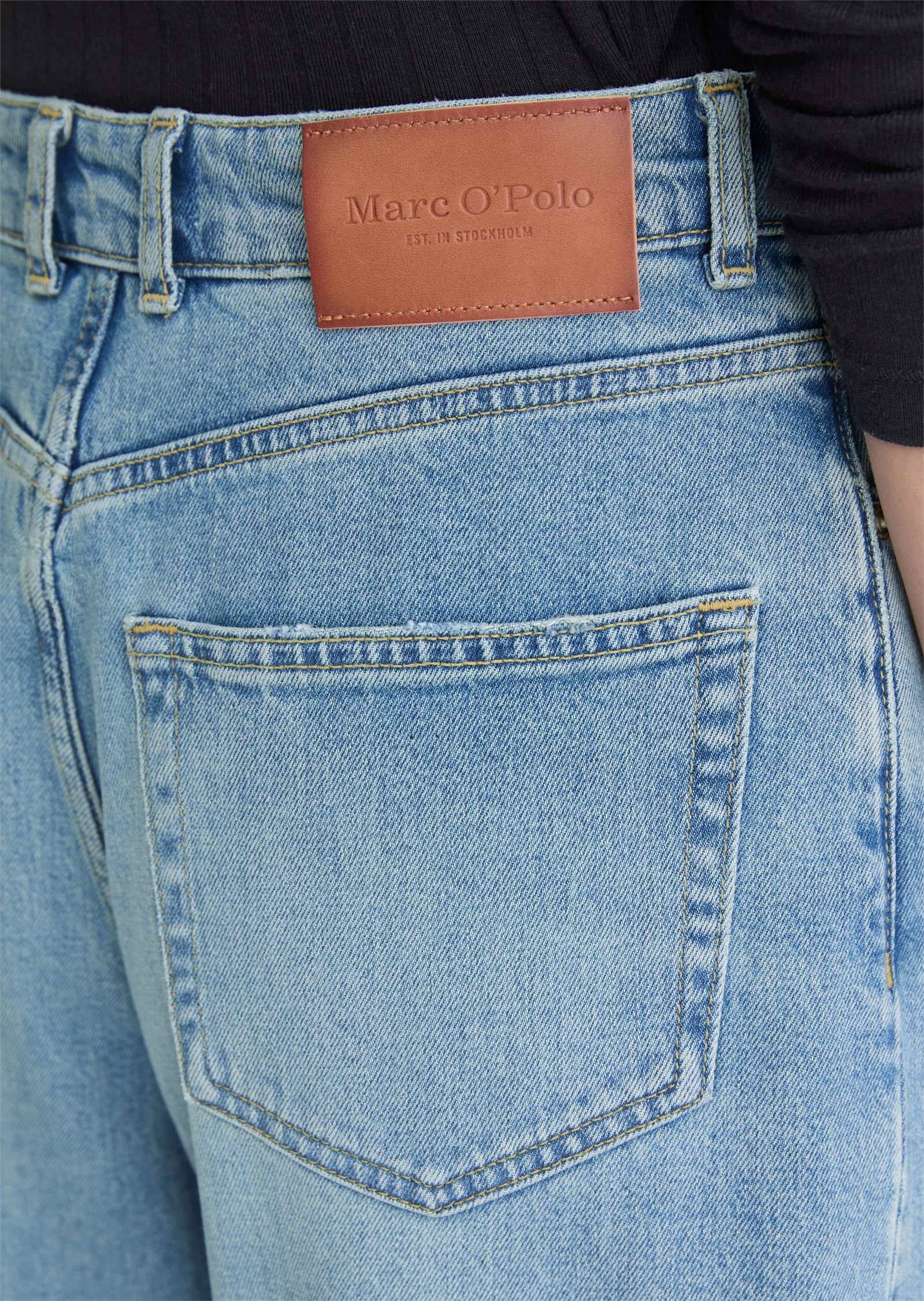 Marc O'Polo 5-Pocket-Jeans barrel cropped, hohe Leibhöhe