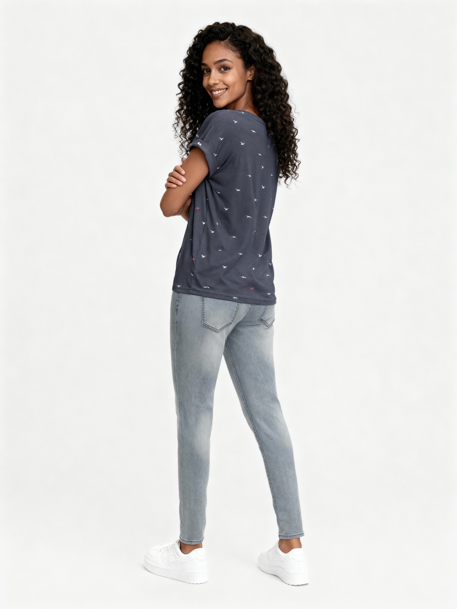 KangaROOS T-shirt imprimé kurzärmelig,  figurumspielend,  mit Print,  mit Rundhalsausschnitt