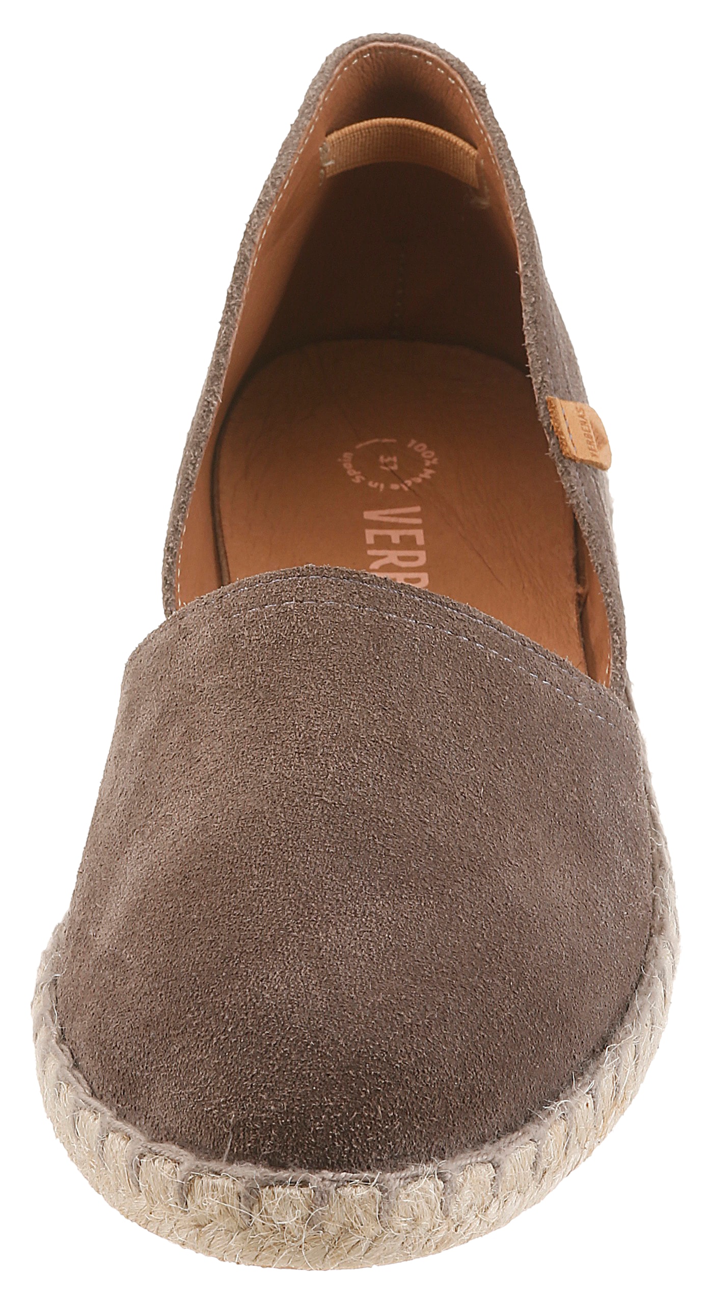 VERBENAS Espadrille  chaussure de plage, chaussure d'été, mocassin en cuir velours