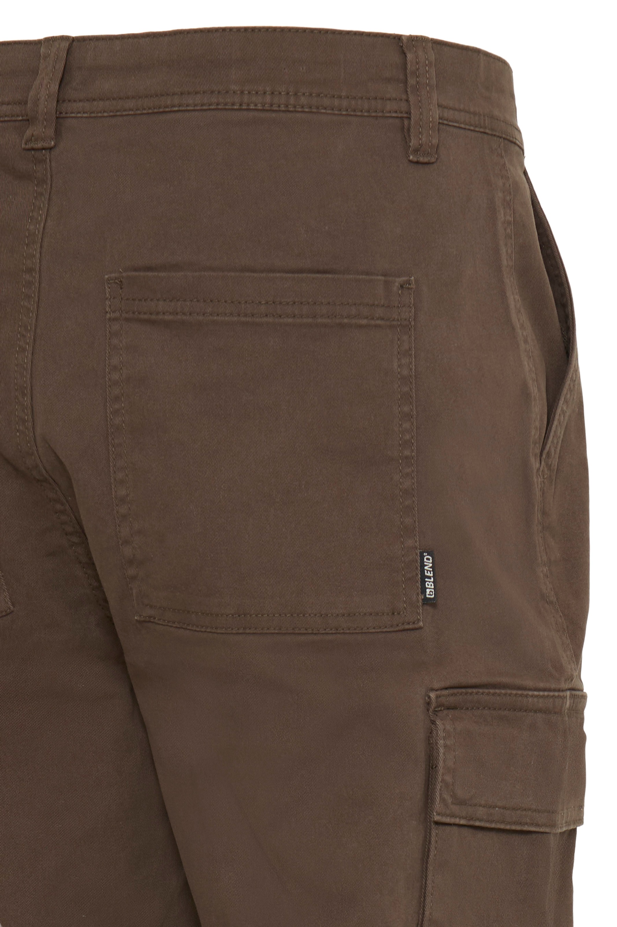 Blend Pantalon cargo »BHNATAN CARGO«  en mélange de coton, coupe ample, coupe longueur cheville