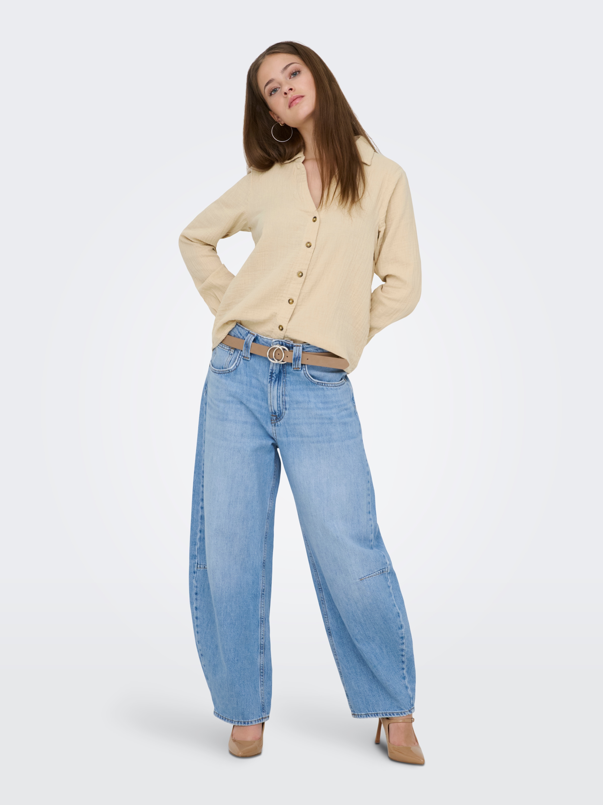 ONLY Blouse à manches longues »ONLTHYRA LIFE L/S REGULAR SHIRT NOOS WVN«