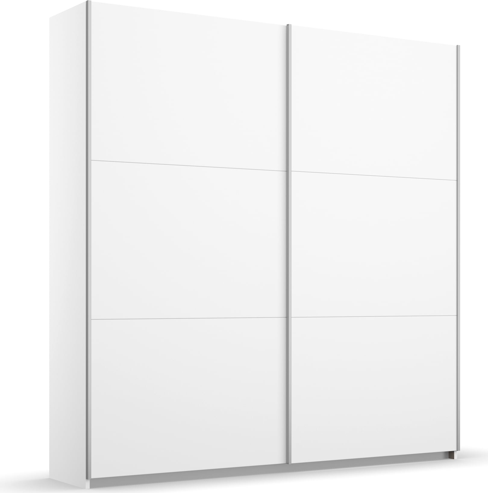 rauch Schwebetürenschrank »AURELIO Kleiderschrank Garderobe« 3 Ausstattungen BASIC/CLASSIC/PREMIUM (inkl. SOFT-CLOSE-FUNKTION),  3 verschiedene Ausstattungsvarianten Griffe aus Metall MADE IN GERMANY