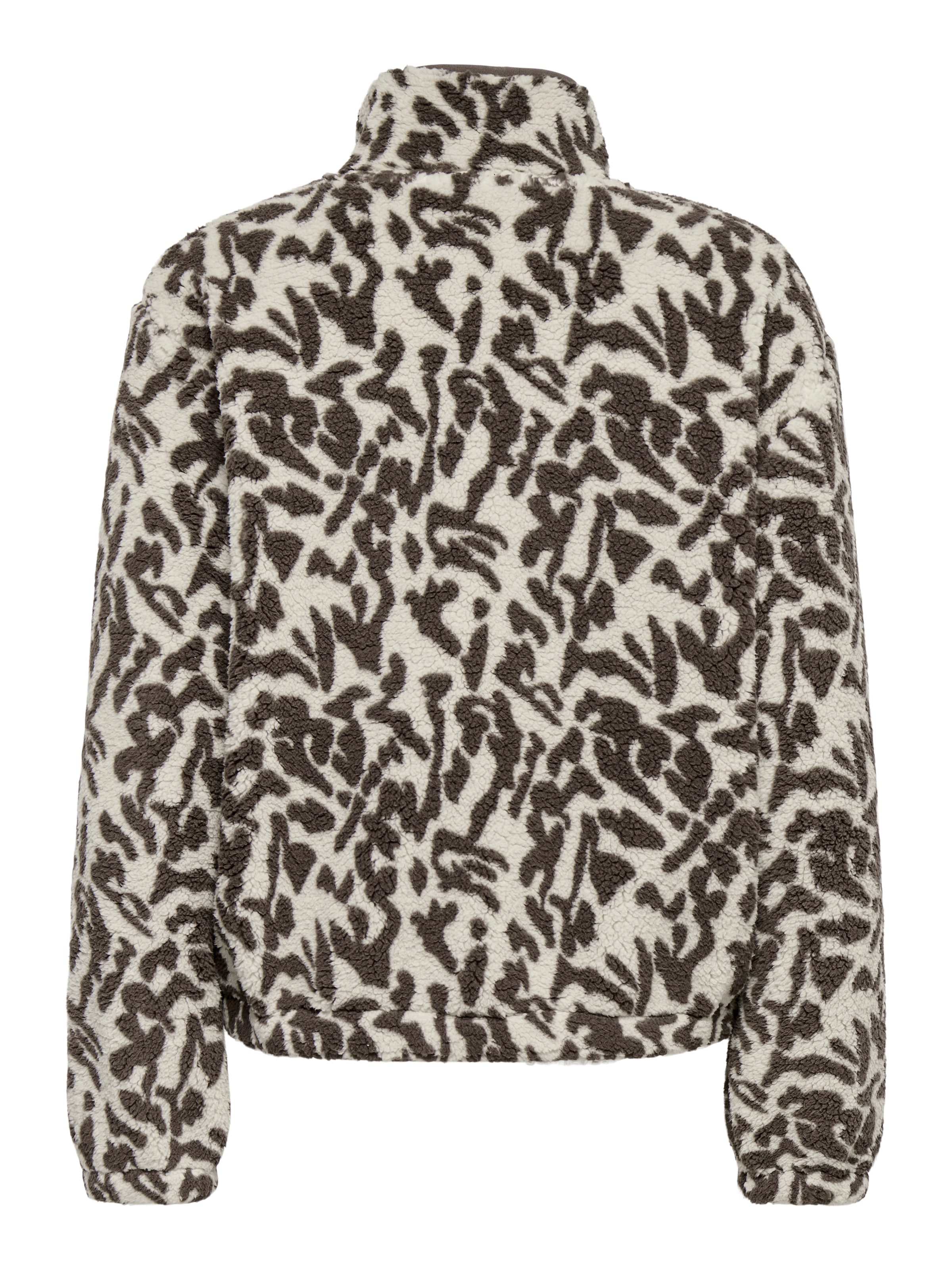 ONLY CARMAKOMA Fleecejacke »CARNEW DALLAS L/S HIGHNECK JCKT SWT OTW« Polyester