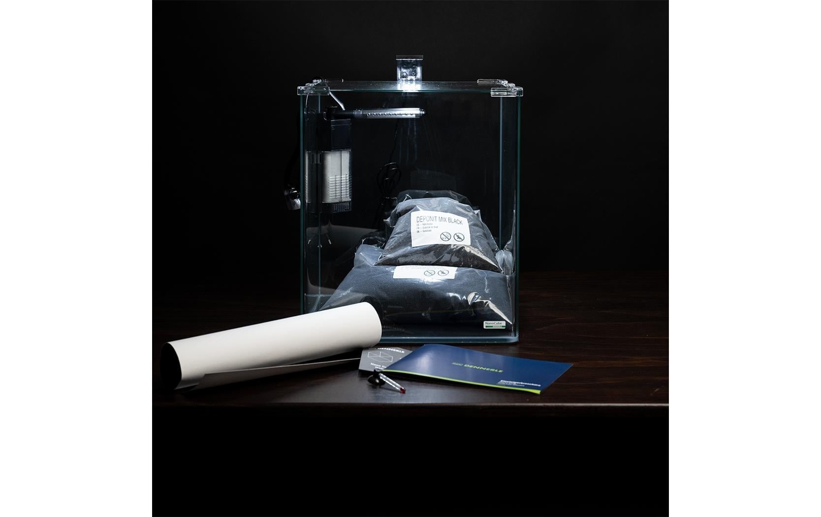 DENNERLE Set aquarium »Nano Cube Complete, 30 l« Mini Aquarium Komplettset
