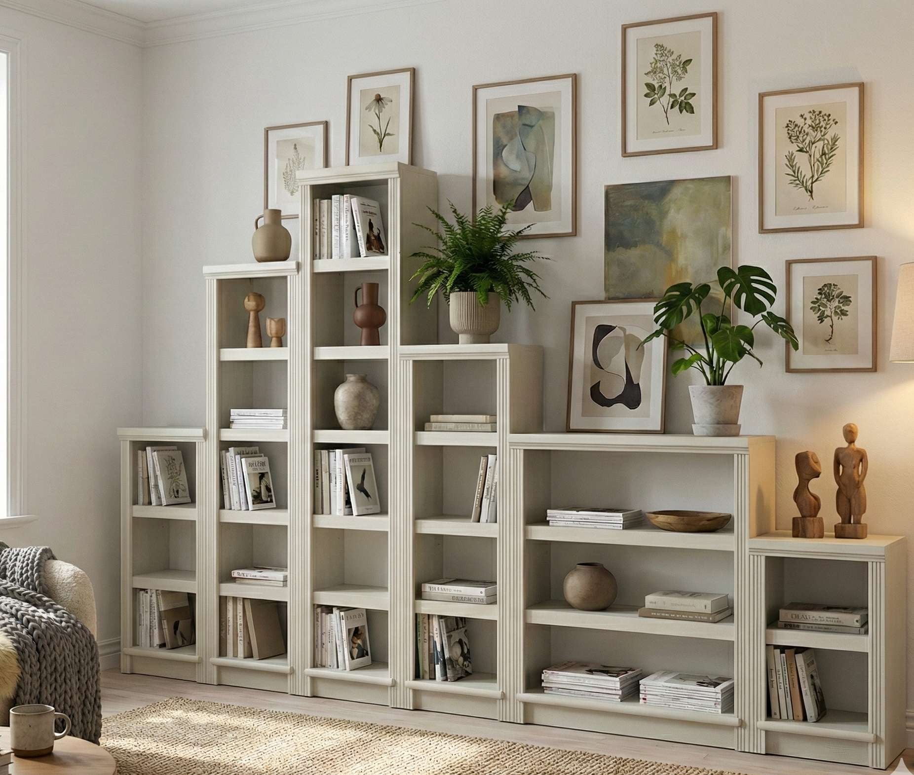 GOODproduct Étagère sur pied »Soeren Regal Bücherregal B/T/H: 80/29/97 cm« massive Kiefer, FSC®-zertifiziert