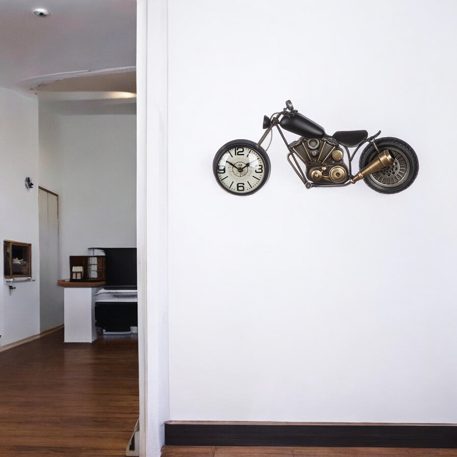 Casablanca by Gilde Horloge murale »Motorrad«