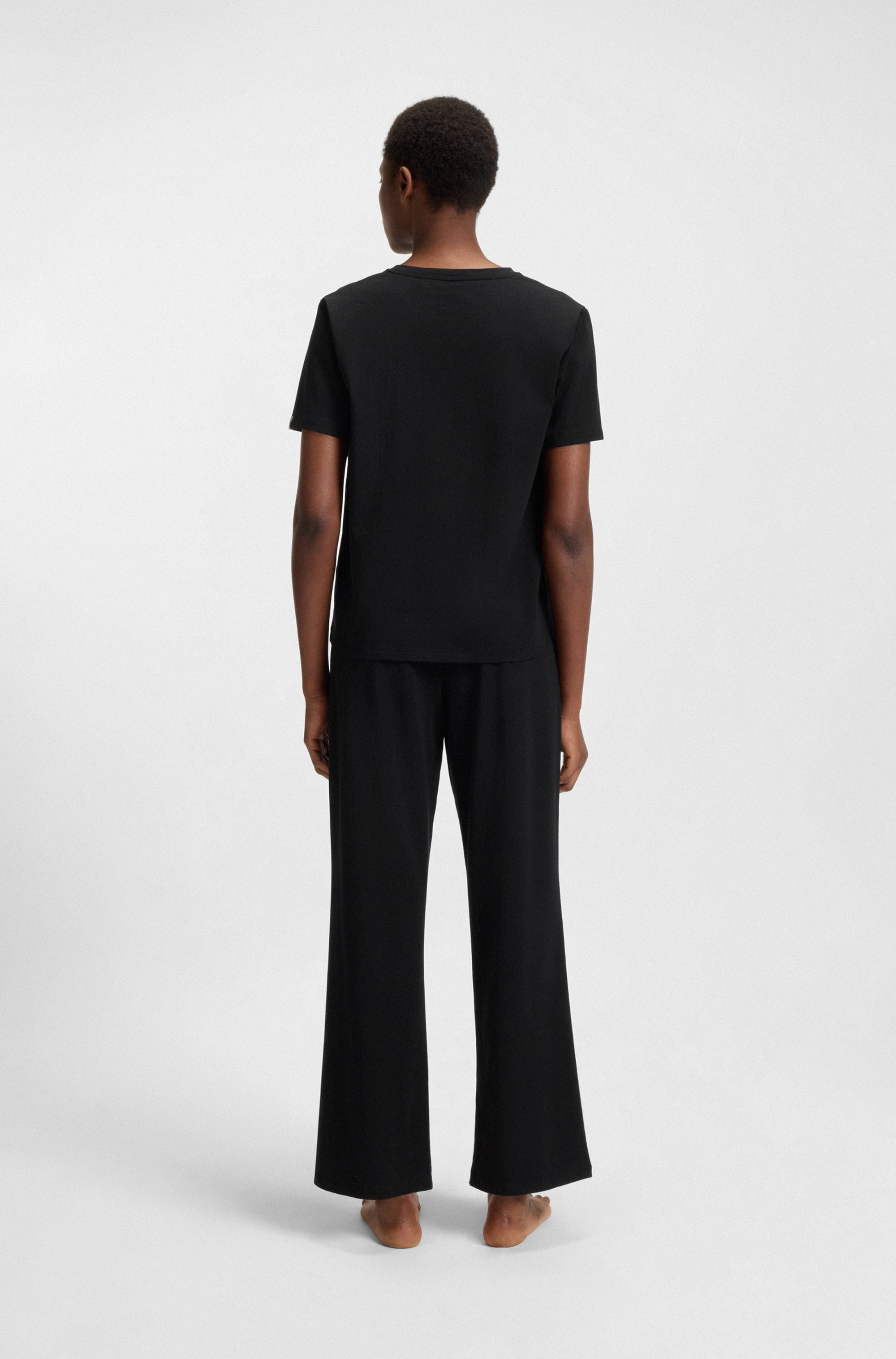 BOSS Pyjama »CI Short Set« 2 pièces zweifarbig, Rundhals