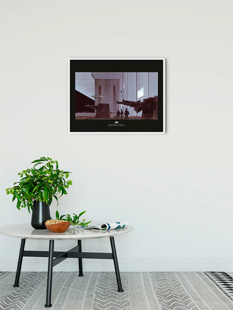 Komar Image »Star Wars Classic RMQ Death Star Hangar« 1 cuis tlg. Wandbild zur Dekoration im Kinderzimmer - ohne Rahmen