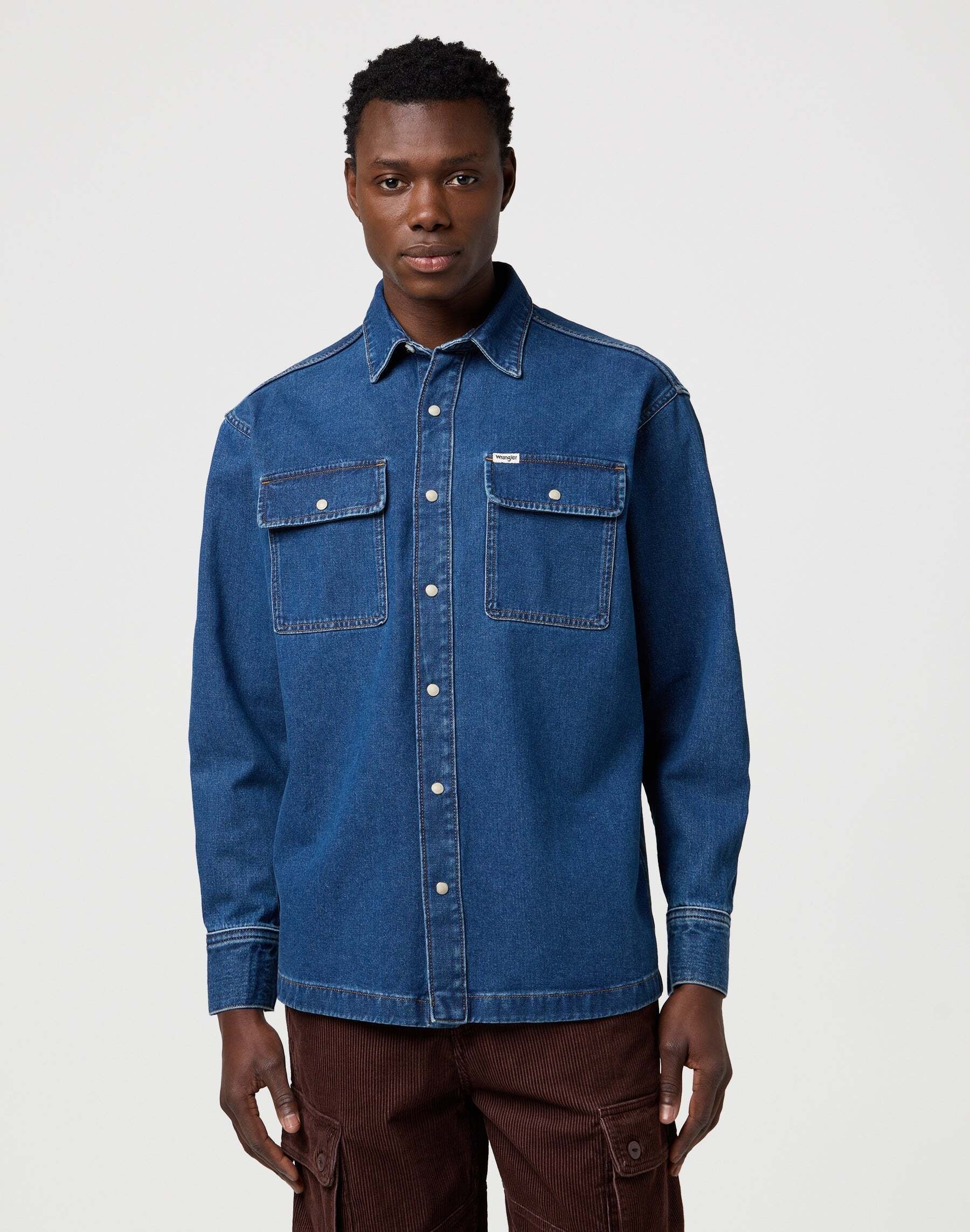 Wrangler Chemise en jean »WRANGLER Jeanshemd Overshirt«