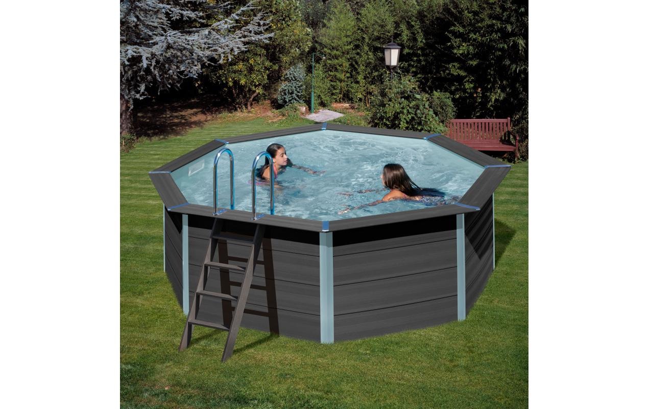 Gre Achtformpool »Avantgarde« 6-tlg., Composite Pool, ØxH: 410x124 cm
