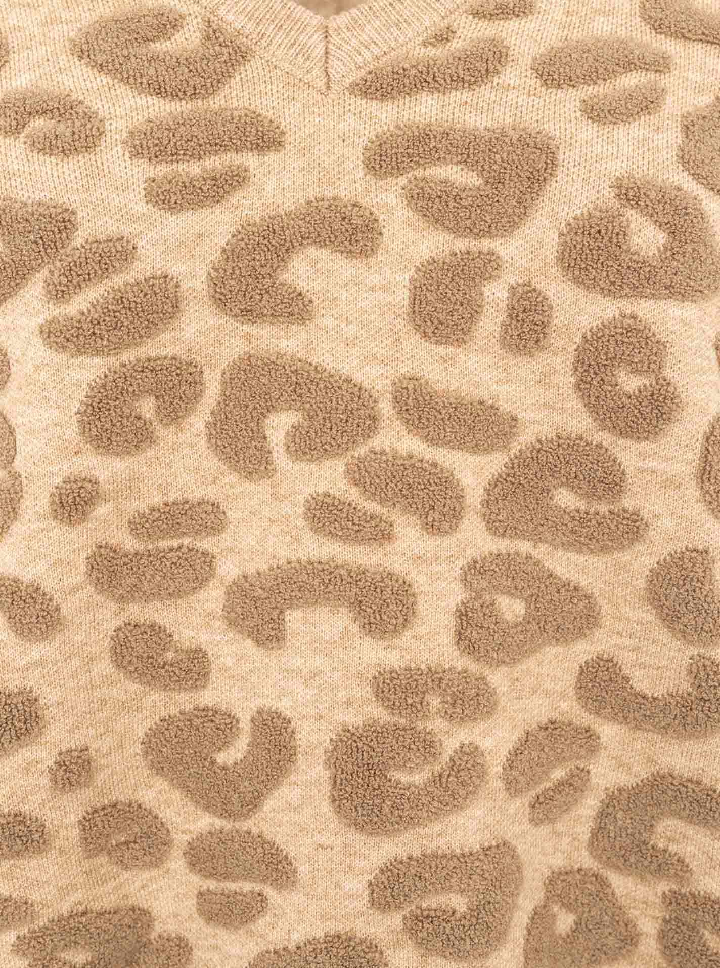 Zwillingsherz Pull en tricot »"3D Leo"« mit erhabenem Leomsuter